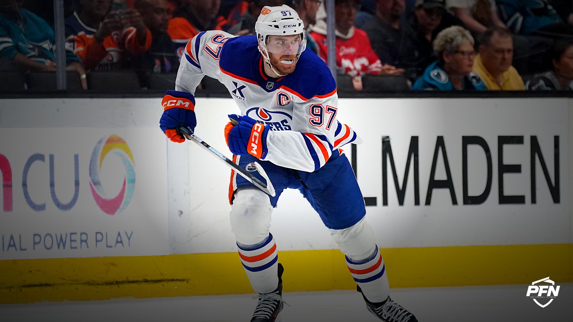 Edmonton Oilers center Connor McDavid.