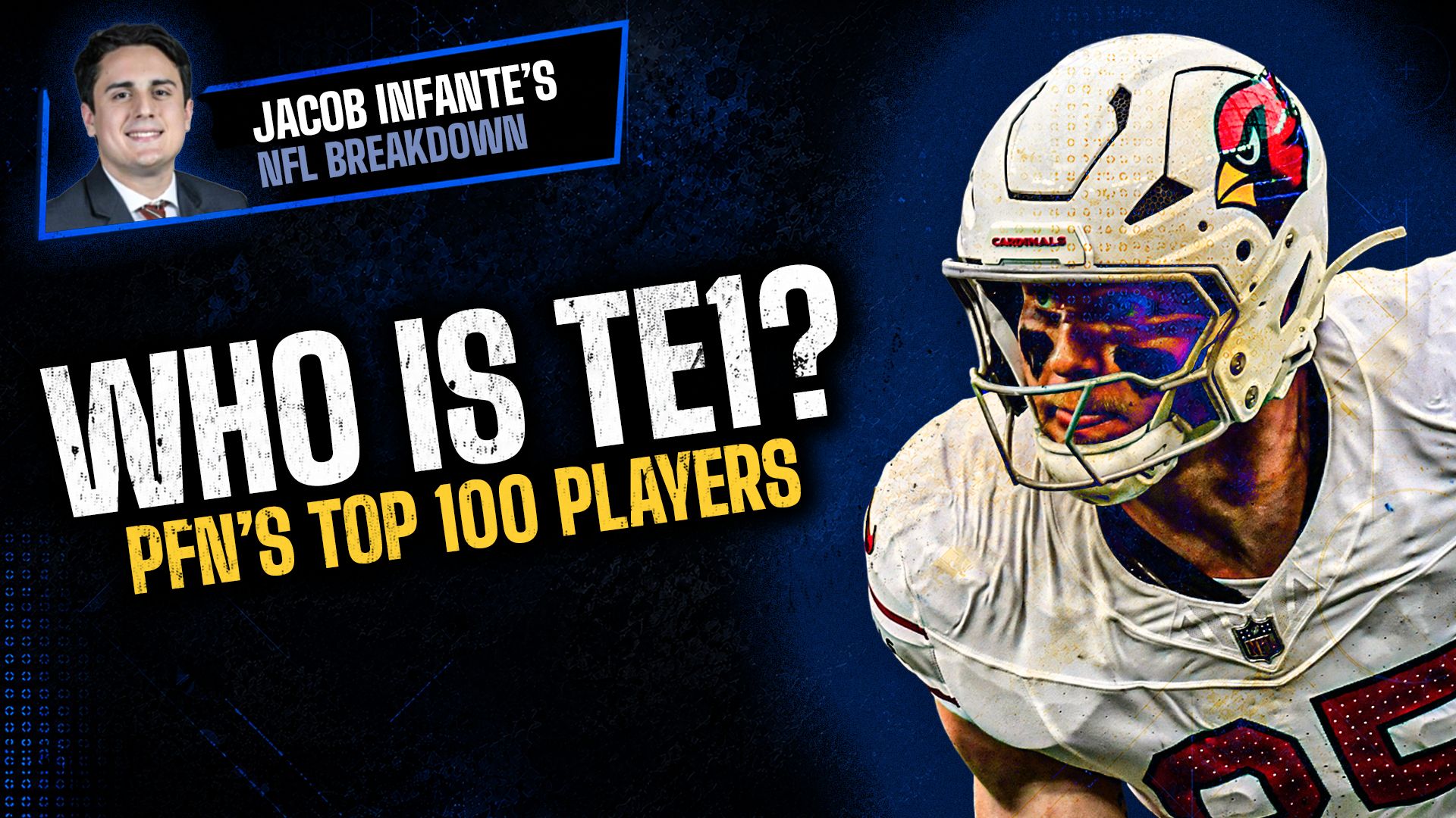 'One of a Kind' -- Trey McBride Laps the Field in PFN's 2026 Tight End Rankings