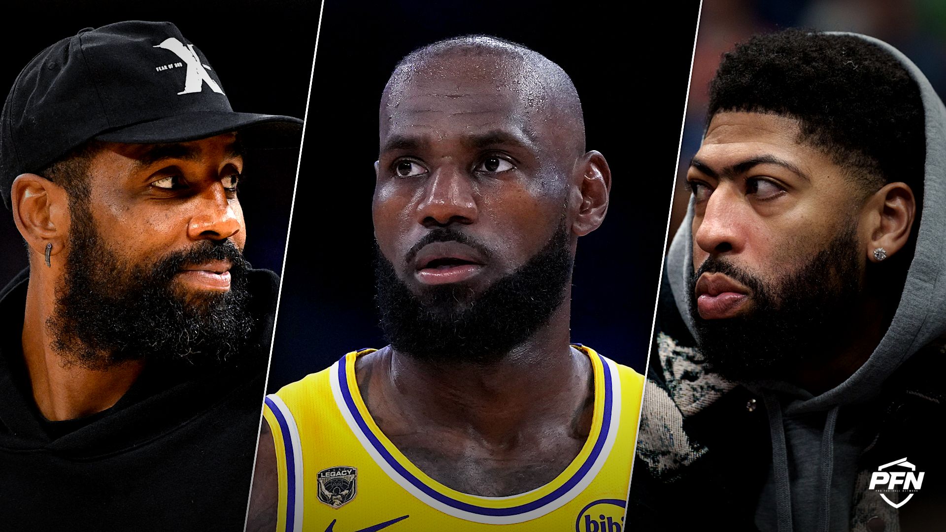 'What a Joke' -- NBA World Reacts to Theory That LeBron James Is Waiting on Anthony Davis or Kyrie Irving Trade Before Signing