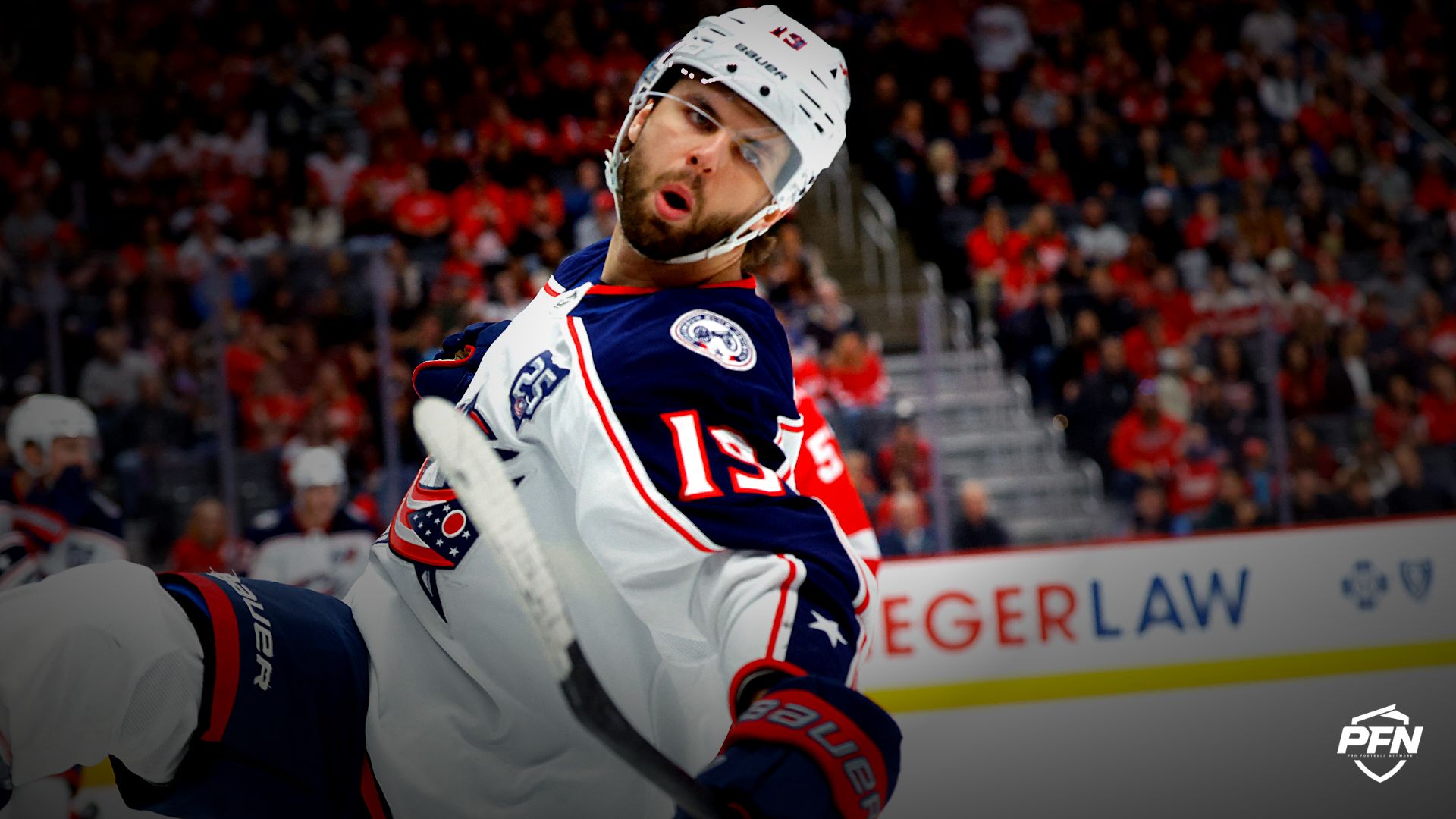 Columbus Blue Jackets center Adam Fantilli.