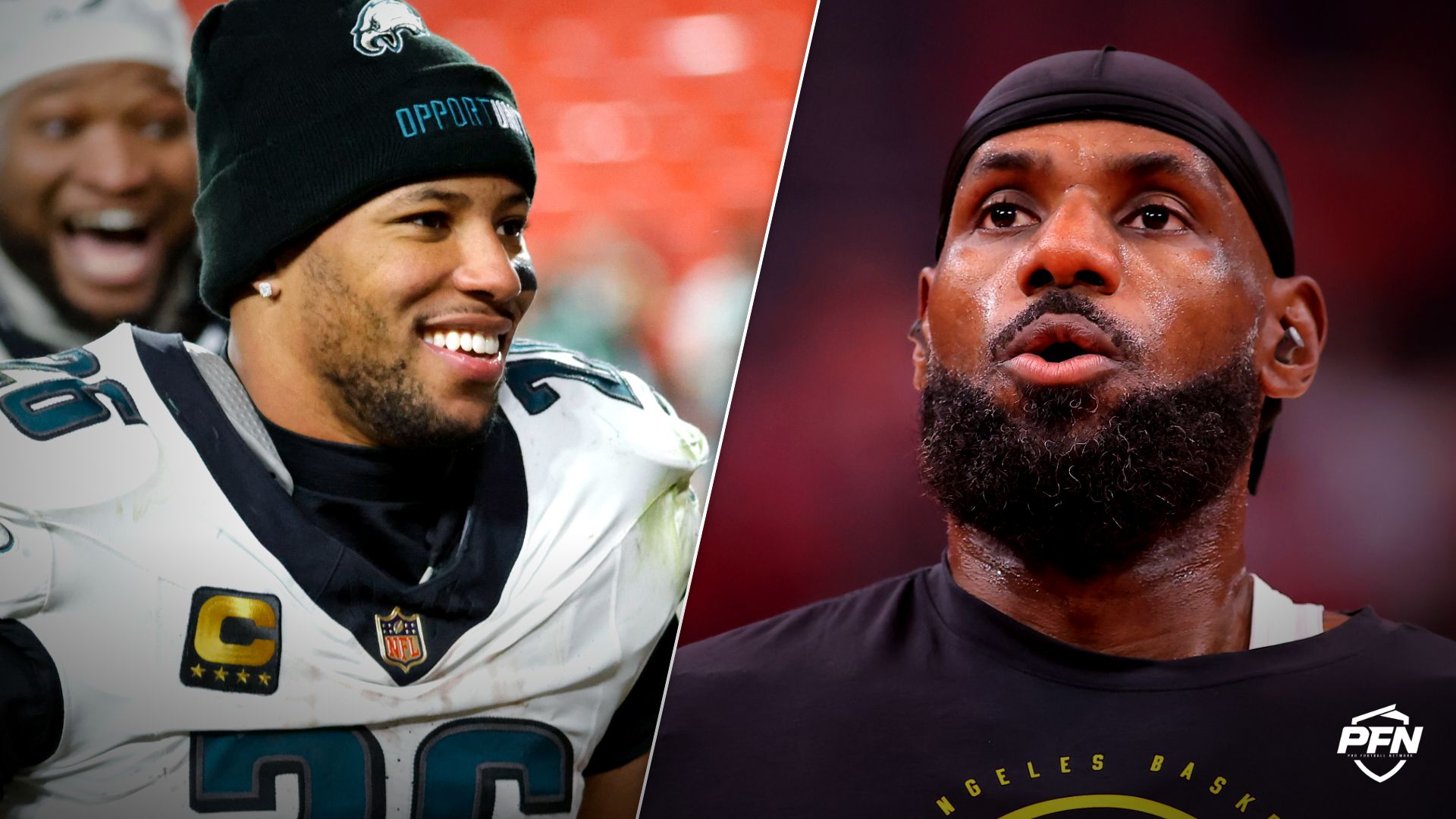 Eagles Star Saquon Barkley Pens Heartfelt 13-Word Message to LeBron James After Major 76ers Decision