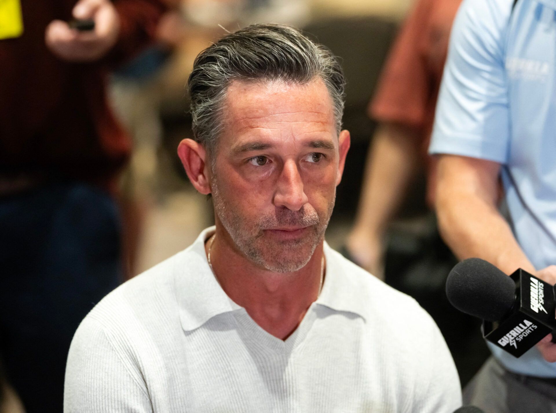 San Francisco 49ers head coach Kyle Shanahan during the 2026 NFL Annual League Meeting at the Arizona Biltmore.