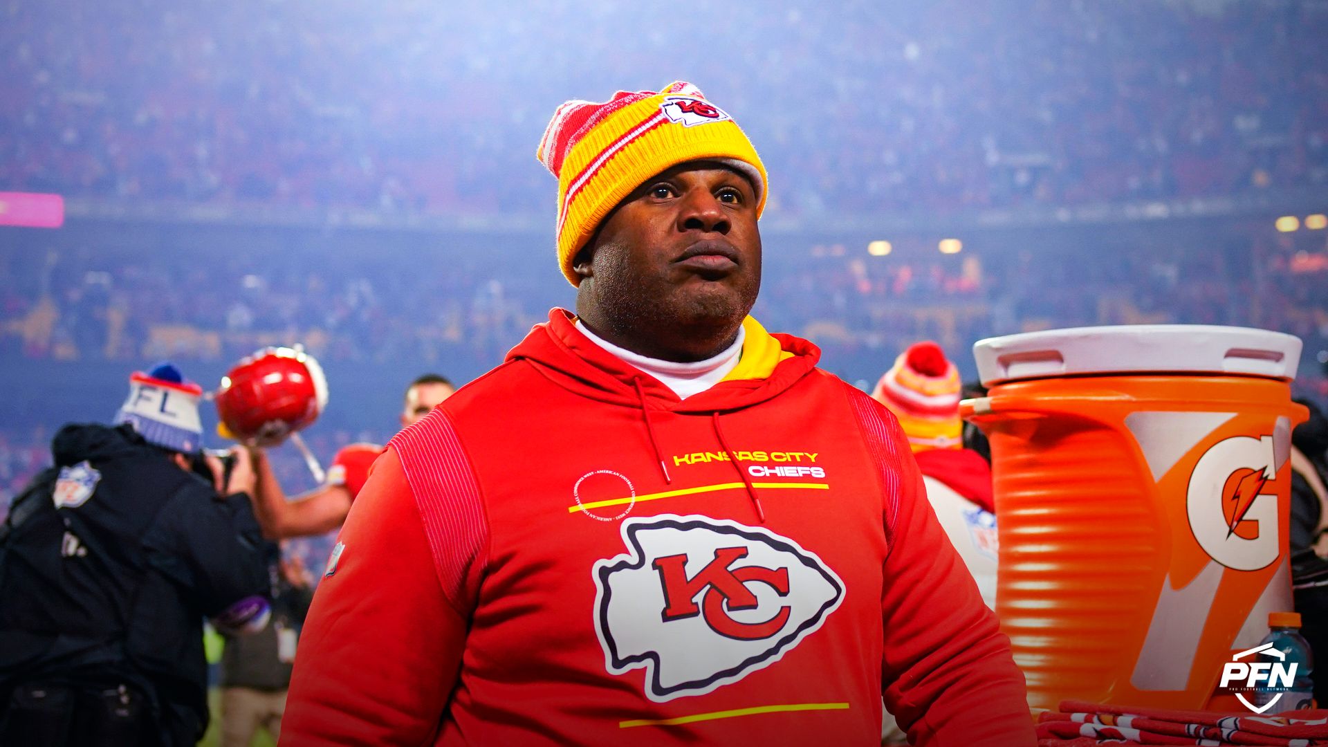 Eric Bieniemy’s Wife Mia Hospitalized After Getting Shot at Home With Chiefs OC Away for Training Camp