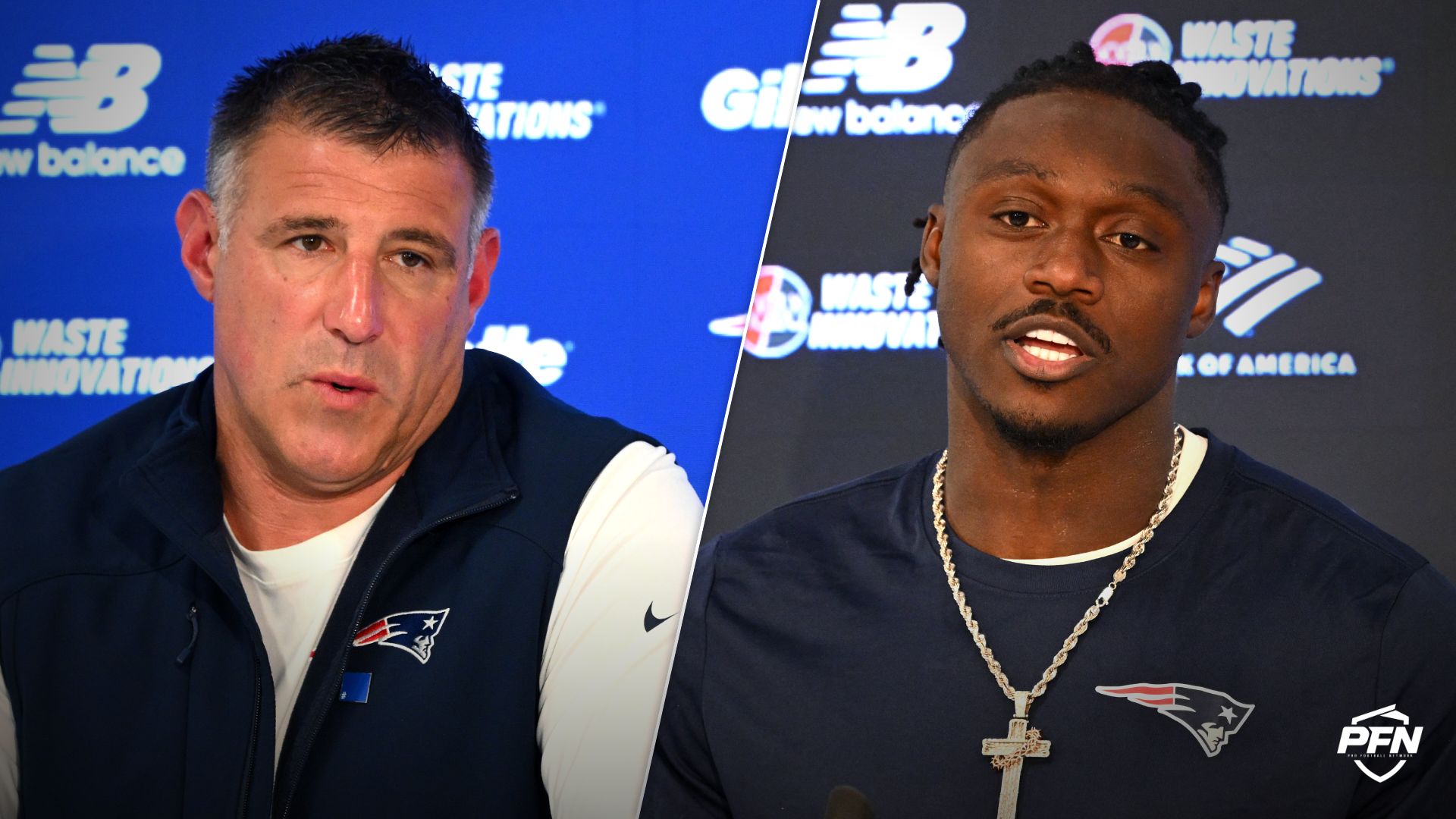 ‘A Lot of Things Get Fabricated’ — Patriots HC Mike Vrabel Downplays Concerns Over A.J. Brown’s Knee Injury