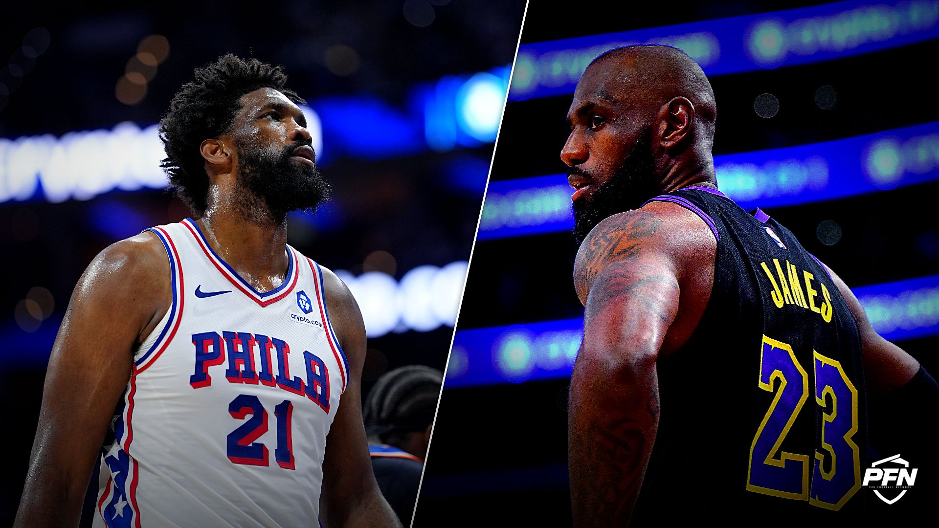 'The Playoffs Are Gonna Be FUN!!!!' -- Joel Embiid Fires Up 76ers Fans After Blockbuster LeBron James, Jaylen Brown Additions