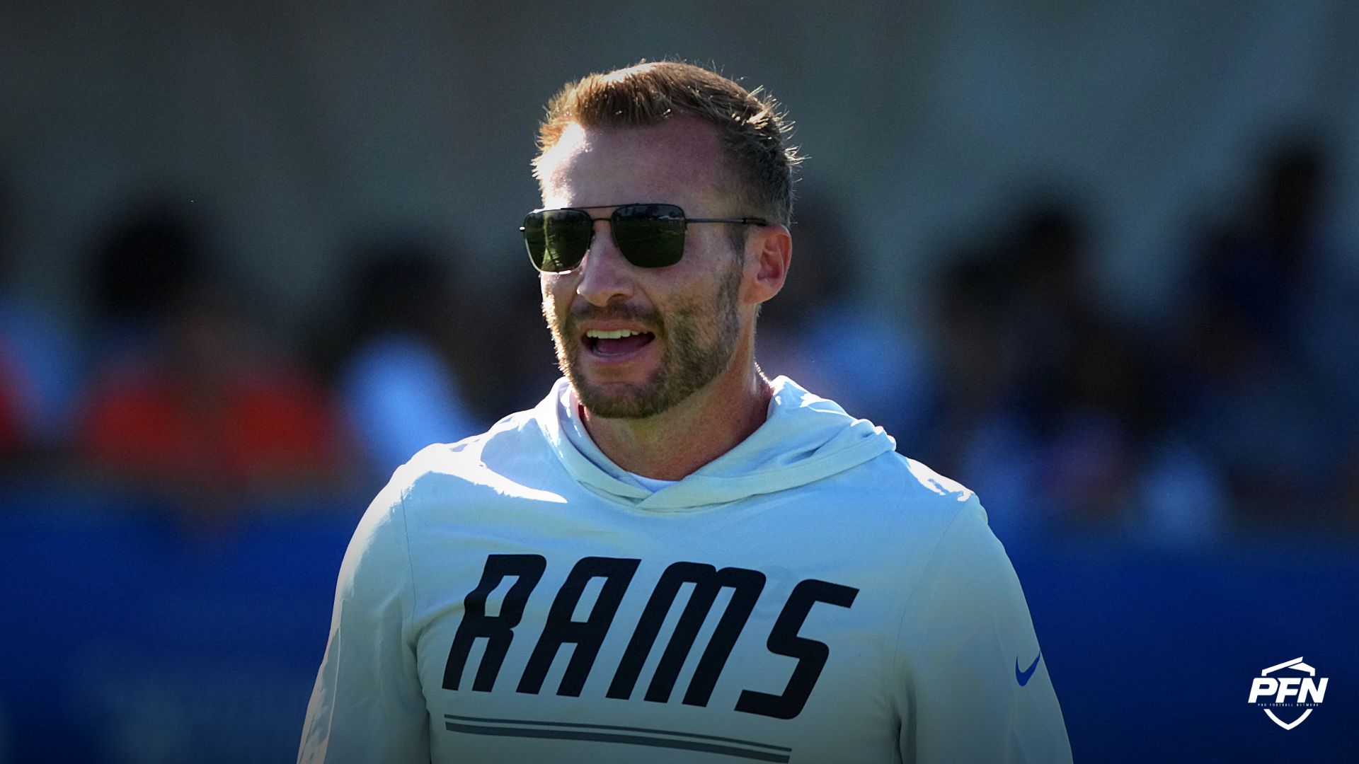 ‘He Requested a Trade, Huh?’ — Rams HC Sean McVay Learns of 2-Time Pro Bowler’s Trade Demand on Live TV As Rumors Swirl