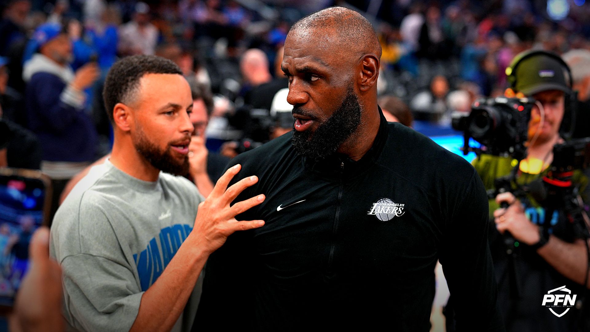 NBA World weighs in as LeBron James discusses the possibility of joining forces with Stephen Curry outside Golden State.