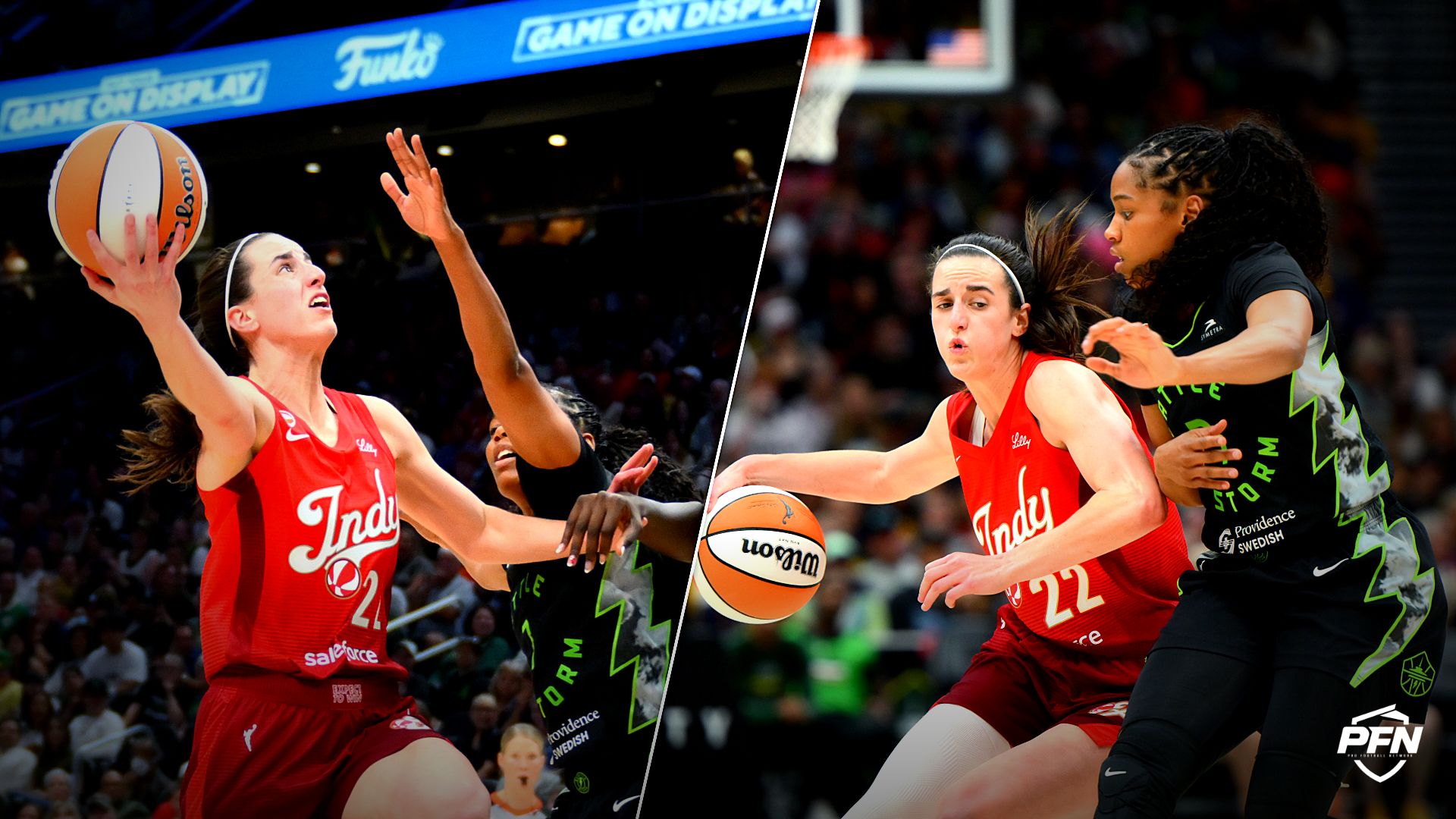 Collage featuring BASKETBALL-WNBA-SEA-IND/ and BASKETBALL-WNBA-SEA-IND/.
IMAGN IMAGES via Reuters Connect