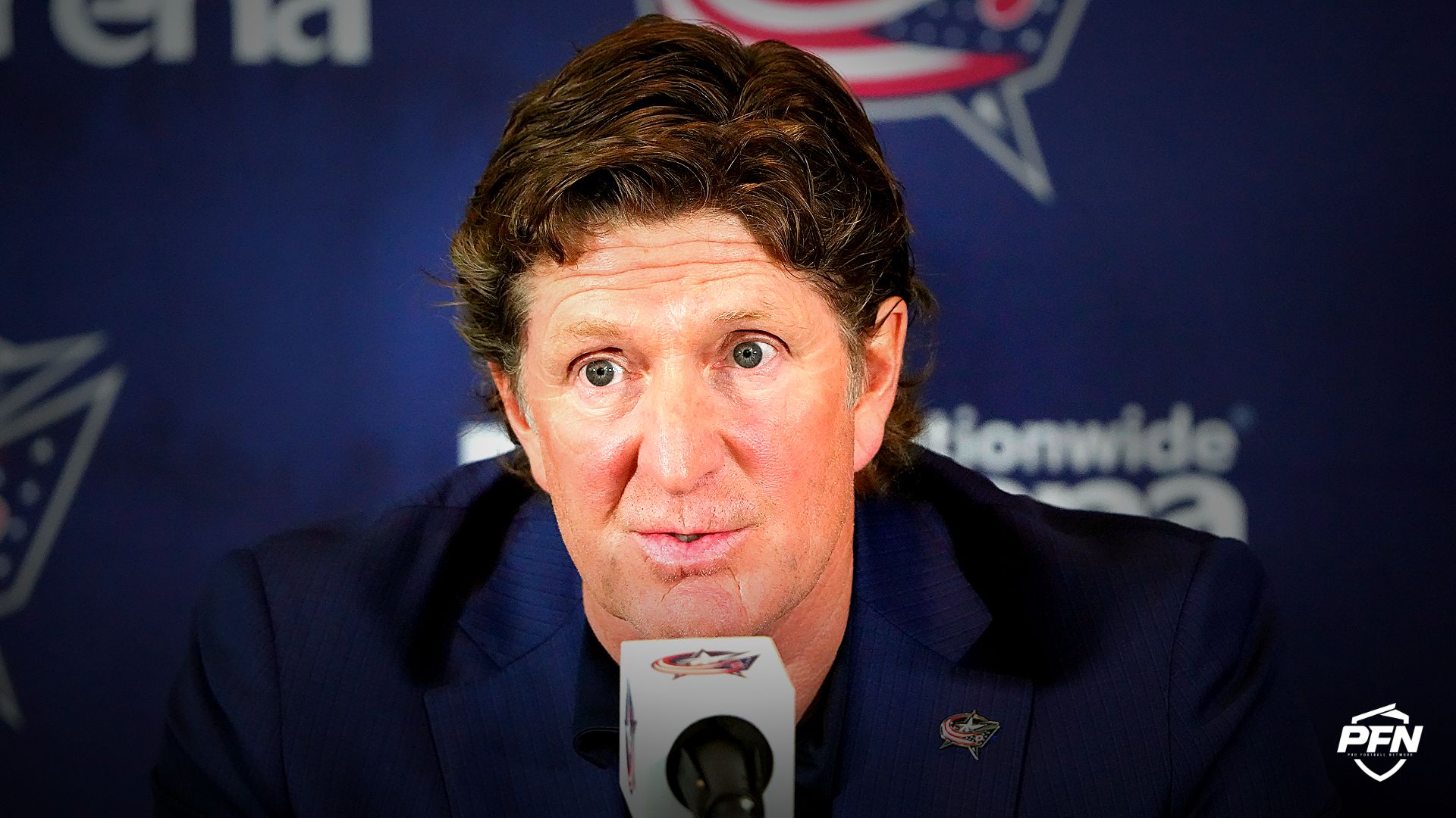 Oilers head coach Mike Babcock.
