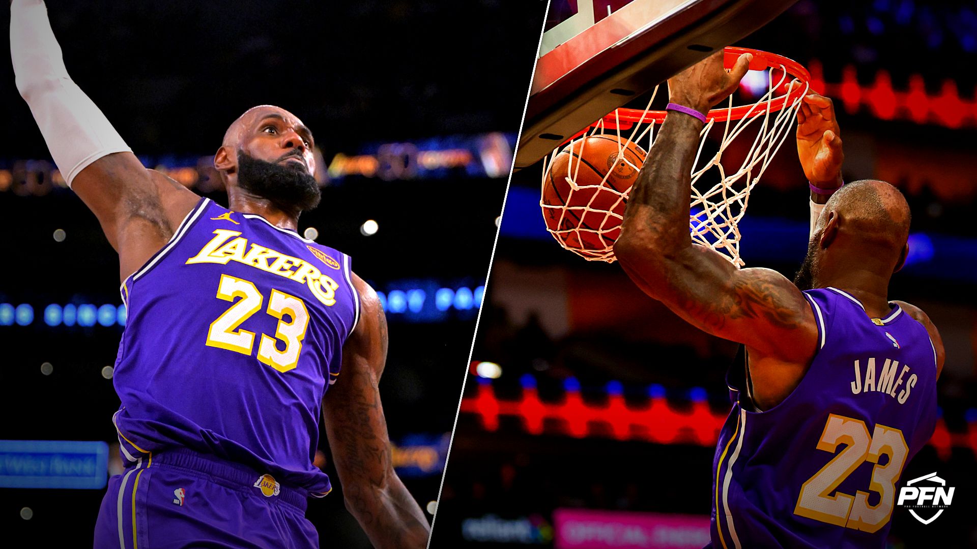 Collage featuring BASKETBALL-NBA-LAL-PHI/ and BASKETBALL-NBA-HOU-LAL/.
IMAGN IMAGES via Reuters Connect