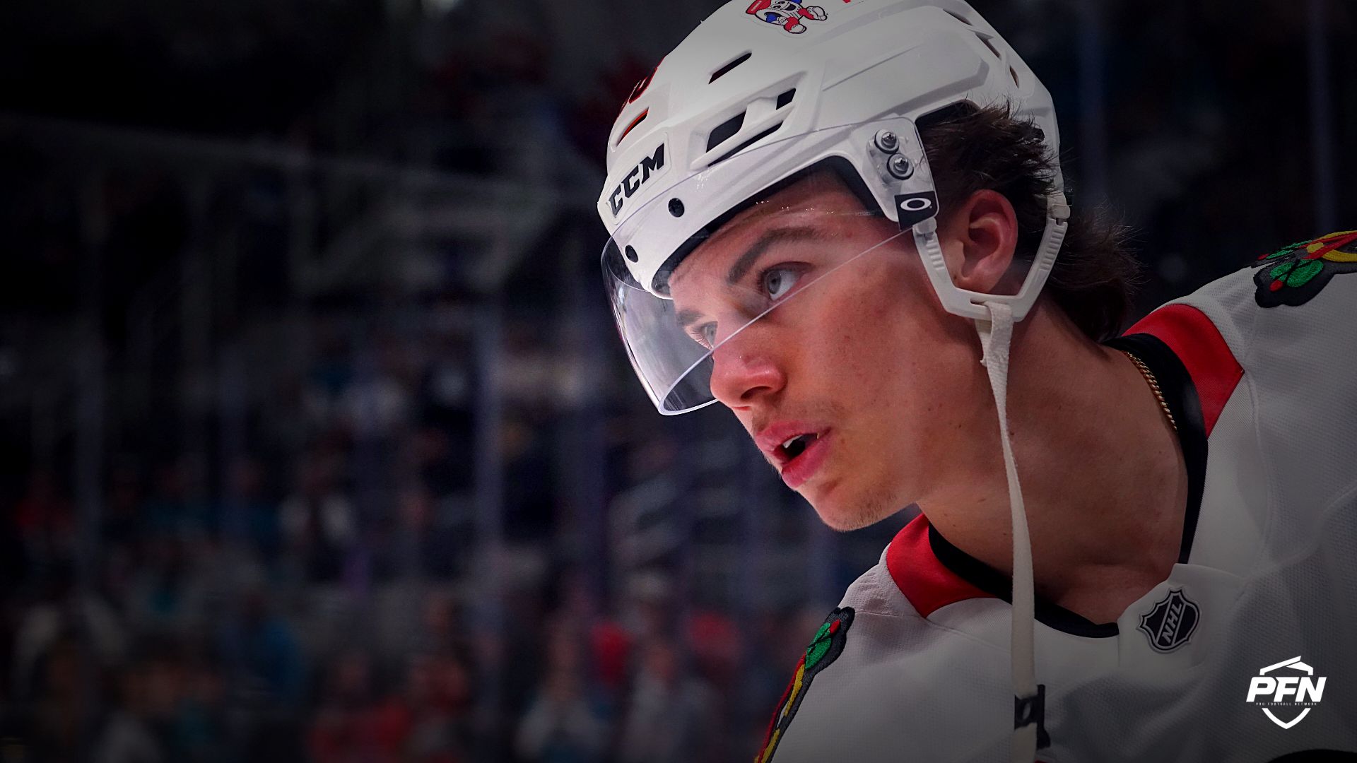Chicago Blackhawks center Connor Bedard.