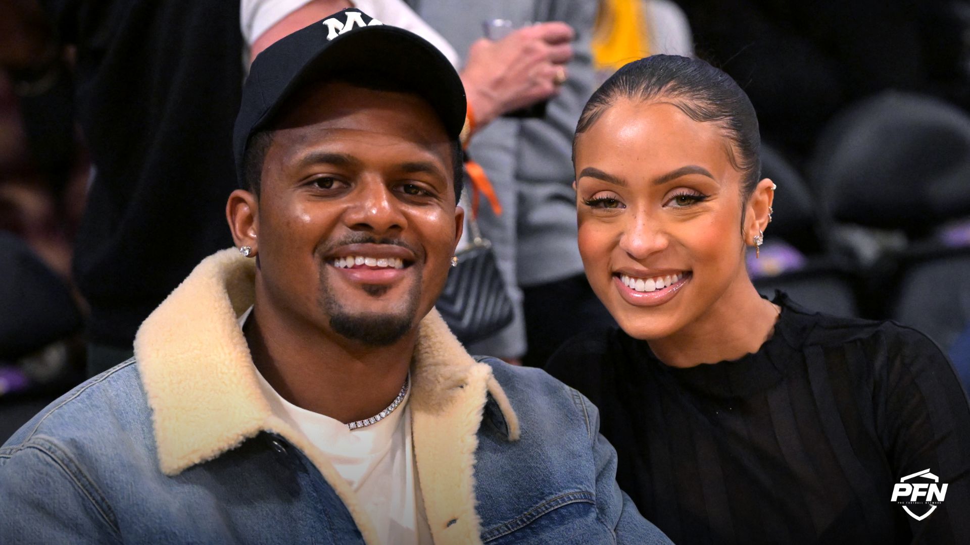 Deshaun Watson’s Wife Jilly Anais Drops 3-Word Message While Visiting Browns QB at Training Camp
