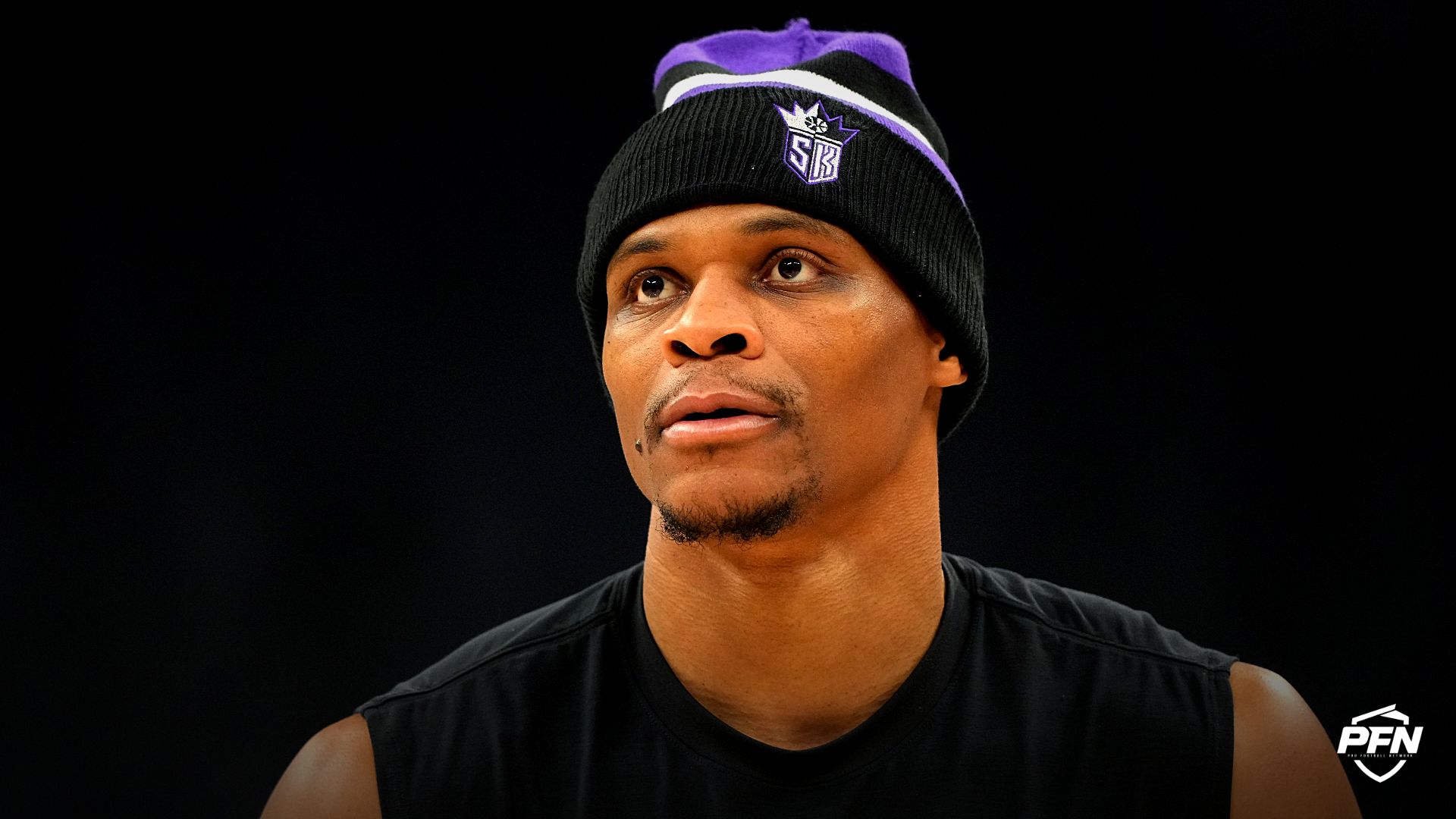 Sacramento Kings guard Russell Westbrook (18) before the game against the New Orleans Pelicans at Golden 1 Center.
