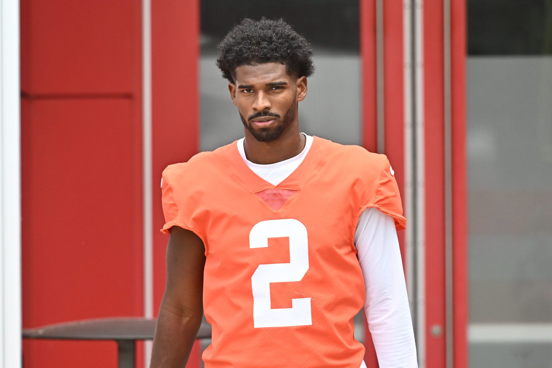 Cleveland Browns quarterback Shedeur Sanders (2) during minicamp at CrossCountry Mortgage Campus.