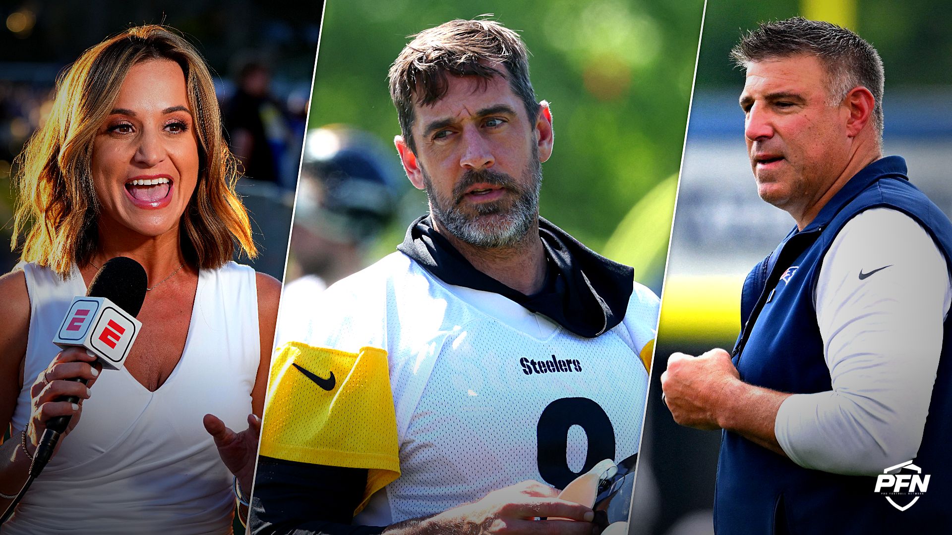 Aaron Rodgers Goes After Dianna Russini-Mike Vrabel Scandal.