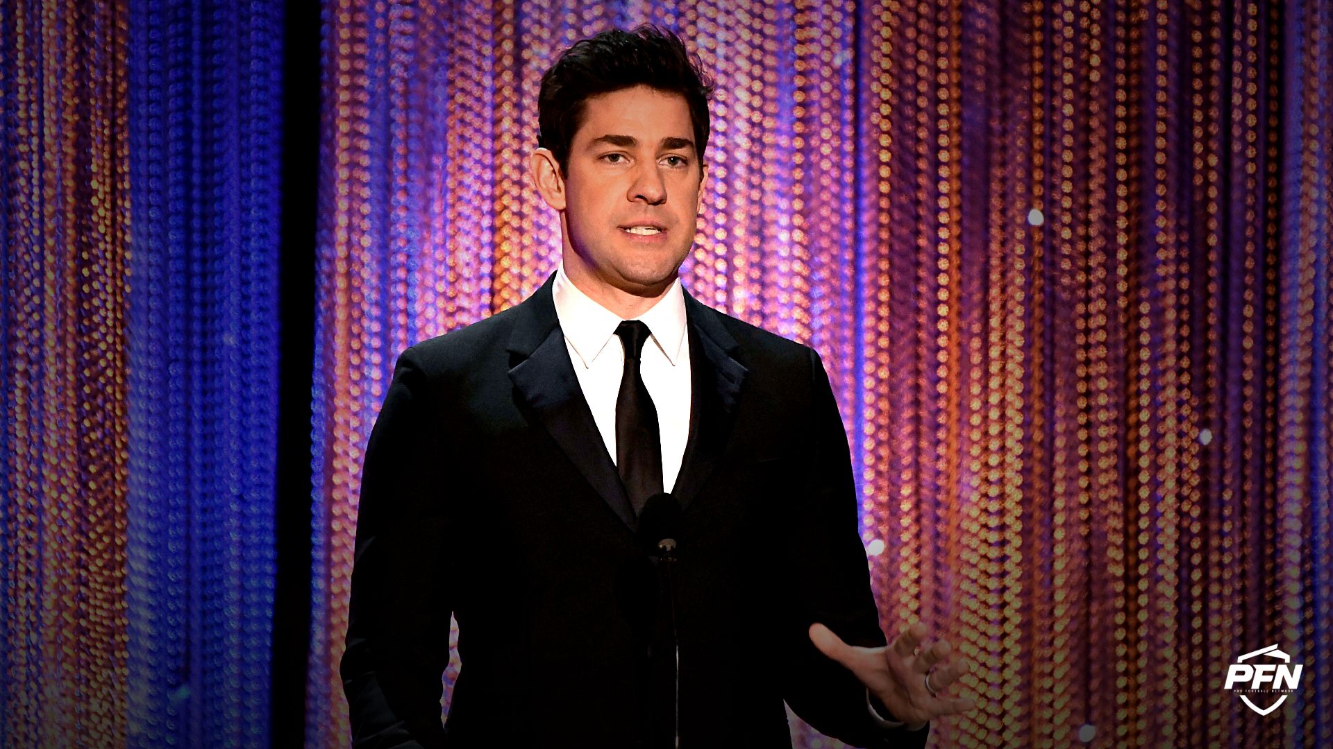 American actor and filmmaker John Krasinski attended the event.