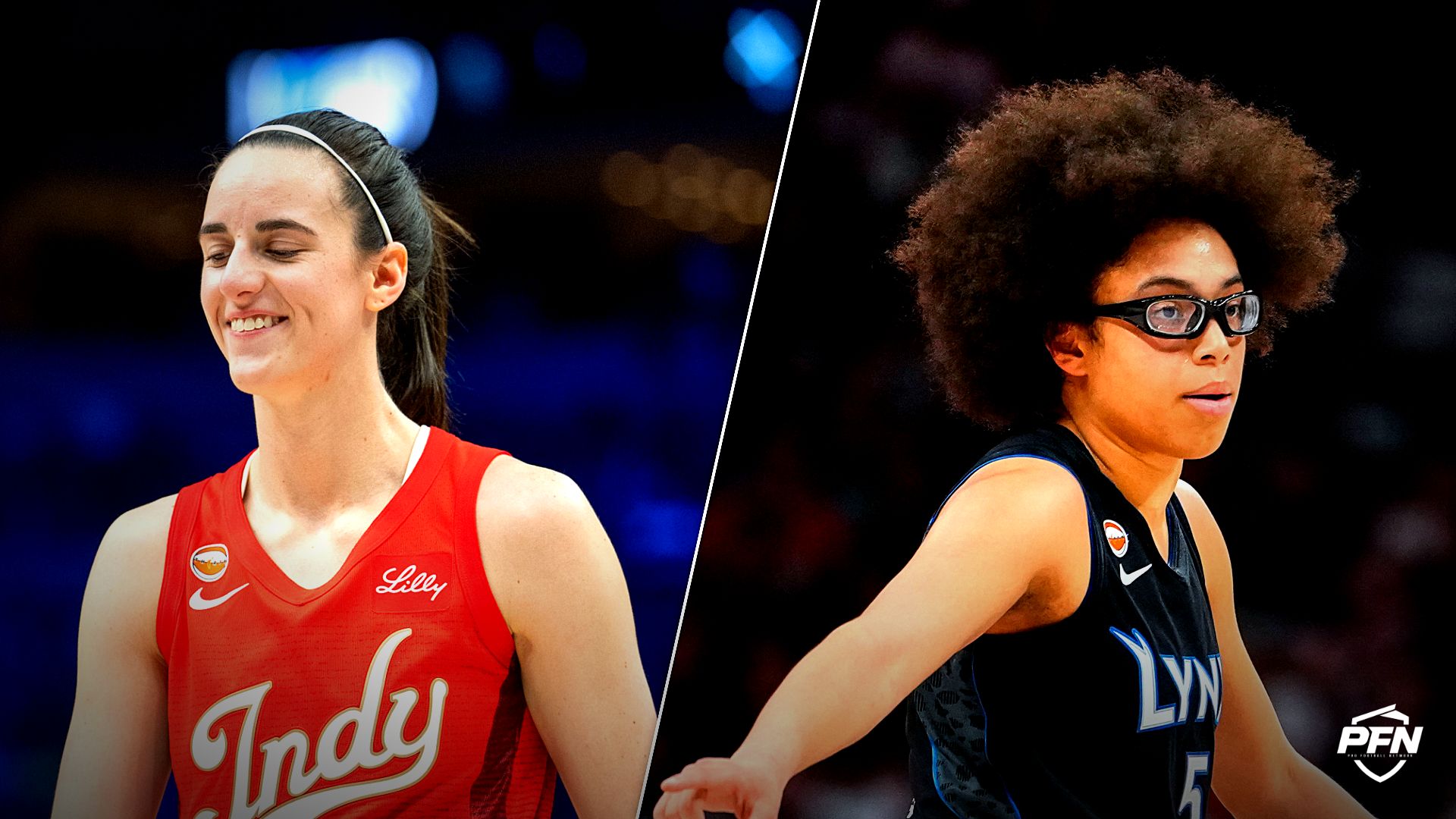 Collage featuring BASKETBALL-WNBA-MIN-IND/ and BASKETBALL-WNBA/.
IMAGN IMAGES via Reuters Connect