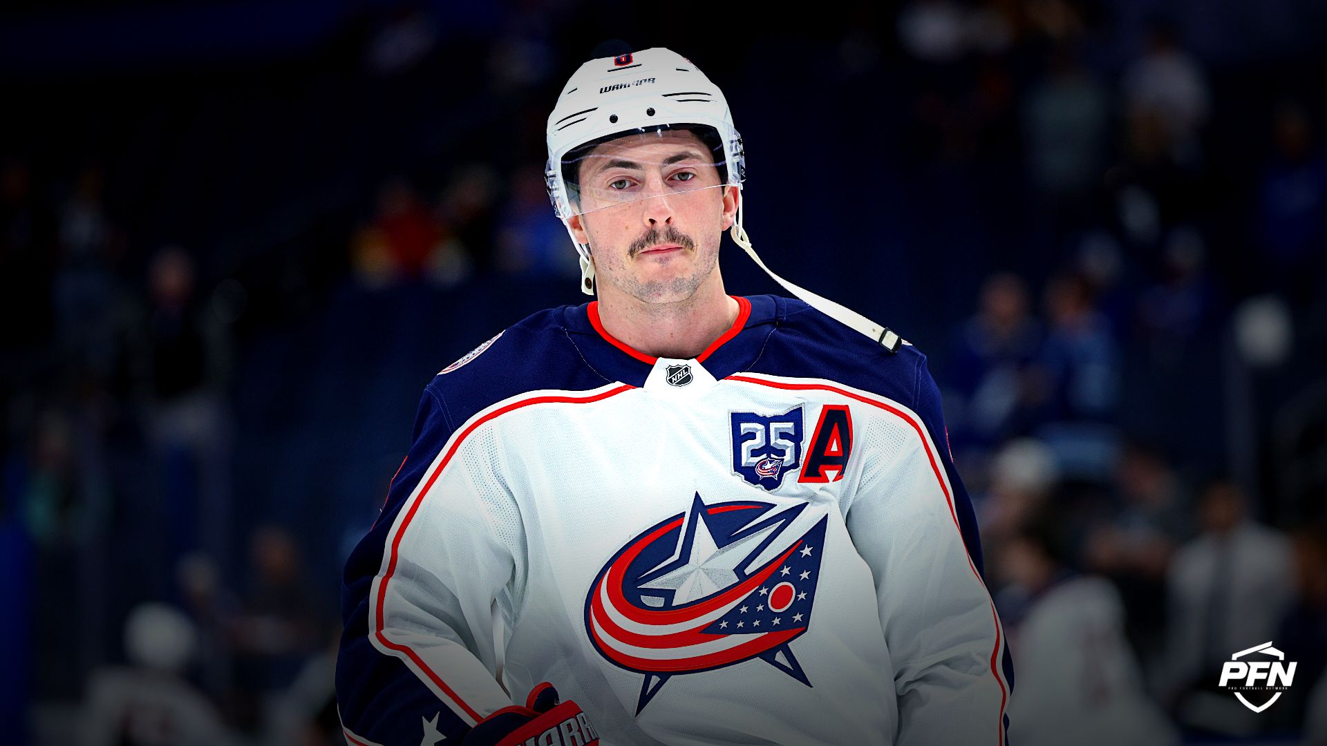 Columbus Blue Jackets defenseman Zach Werenski.