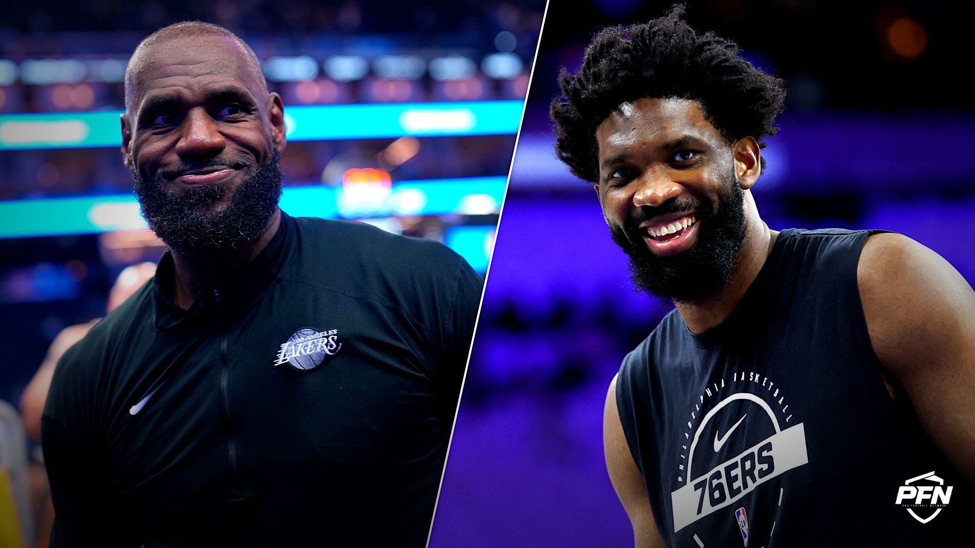LeBron James Drops Fitting 3-Word Reaction to Joel Embiid's Viral Offseason Transformation