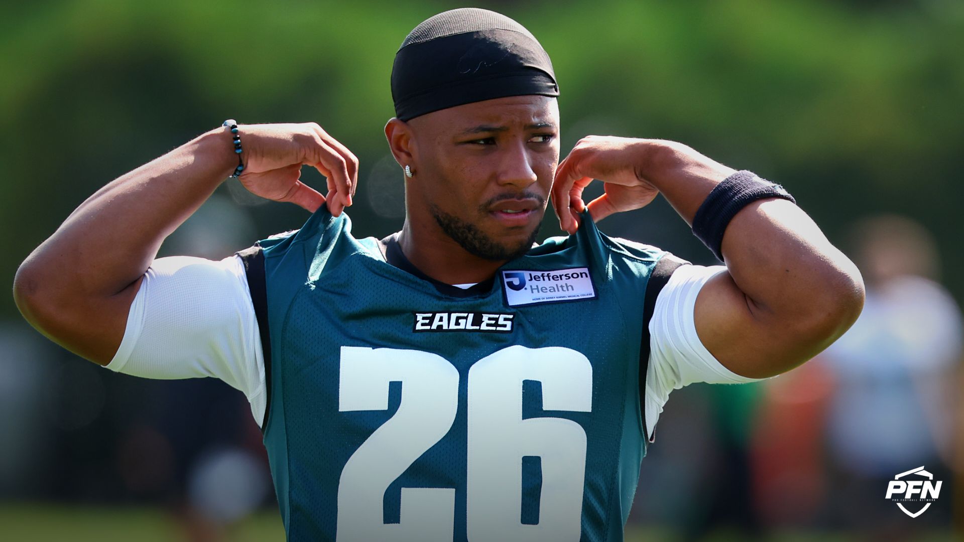 ‘I Don’t Know How We Got Him’ -- Saquon Barkley Labels Eagles’ $12.5M Offseason Addition ‘A Steal’
