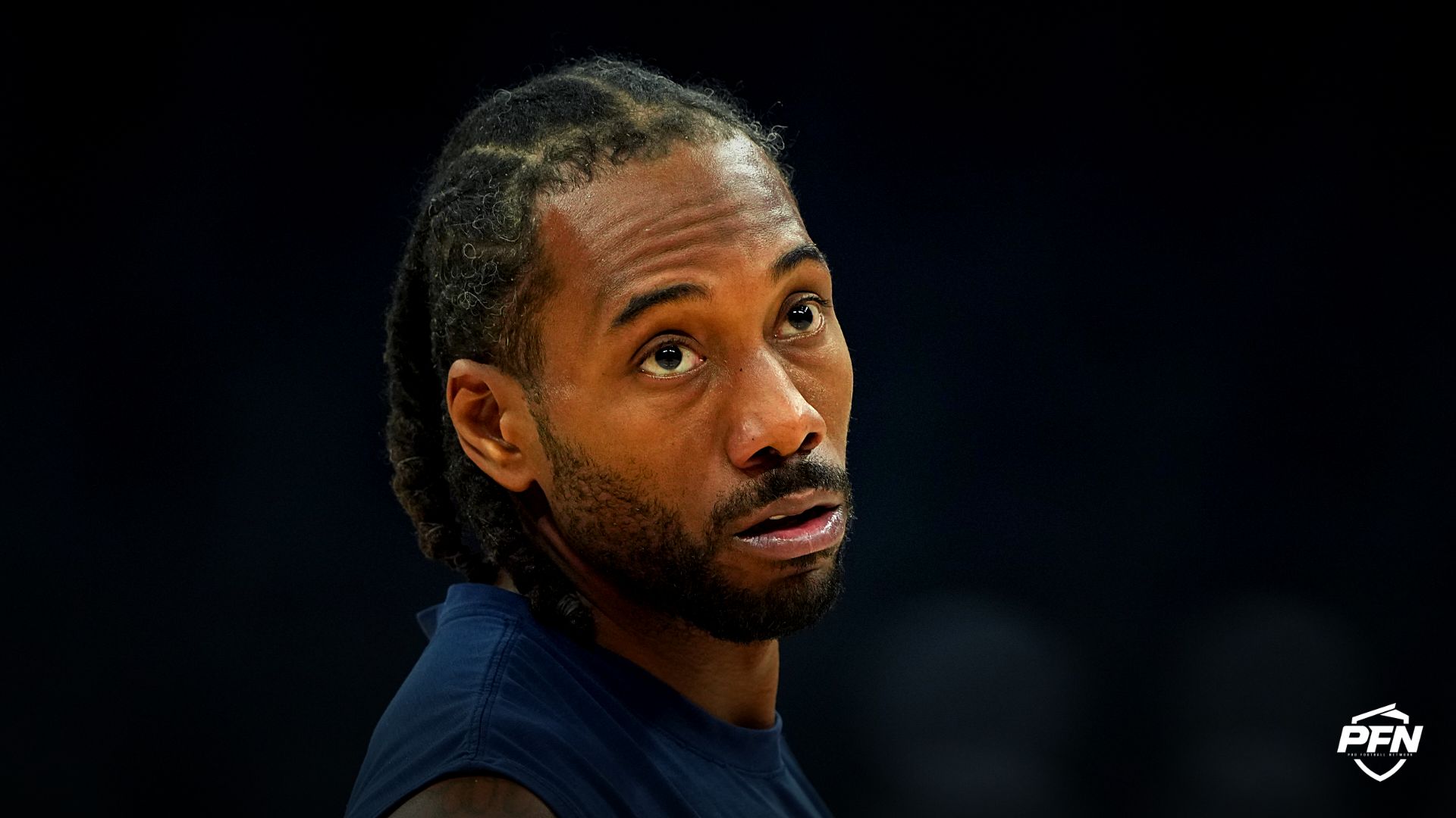 LA Clippers forward Kawhi Leonard (2) before the game against the Sacramento Kings at Golden 1 Center.