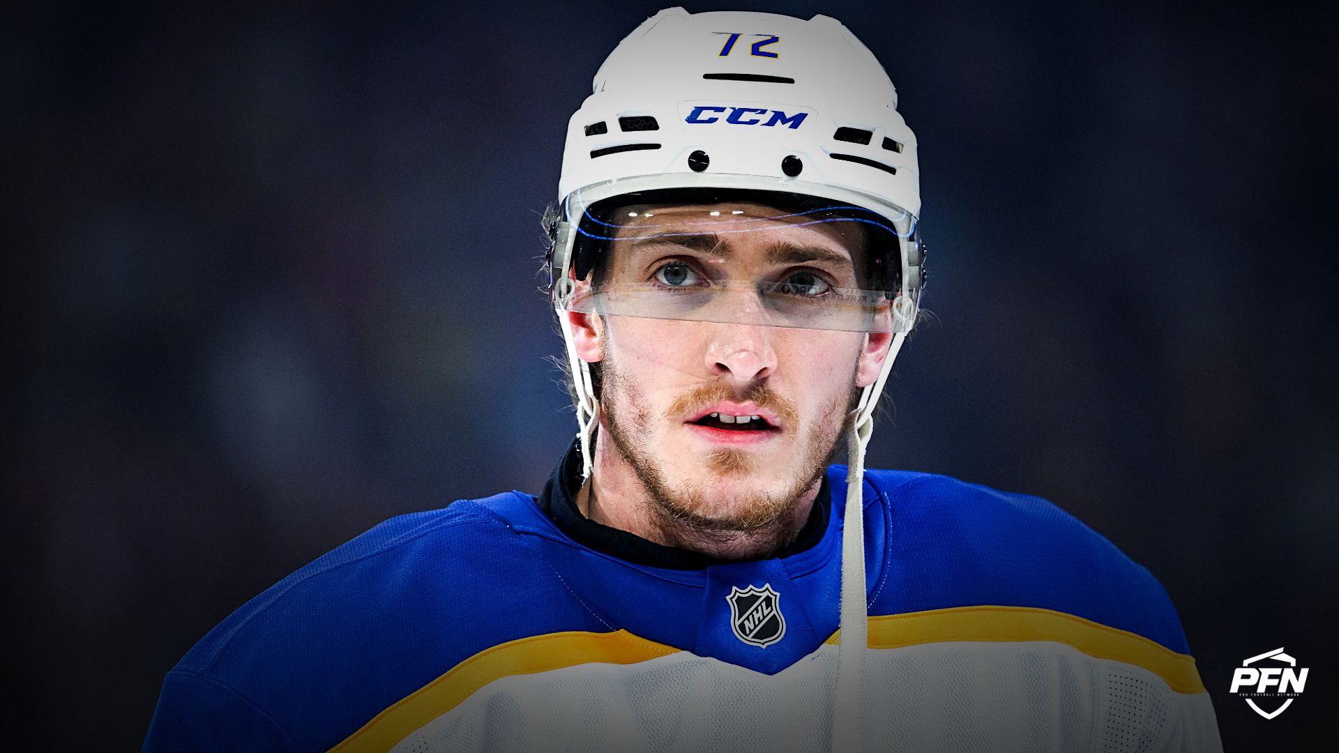 Buffalo Sabres center Tage Thompson.