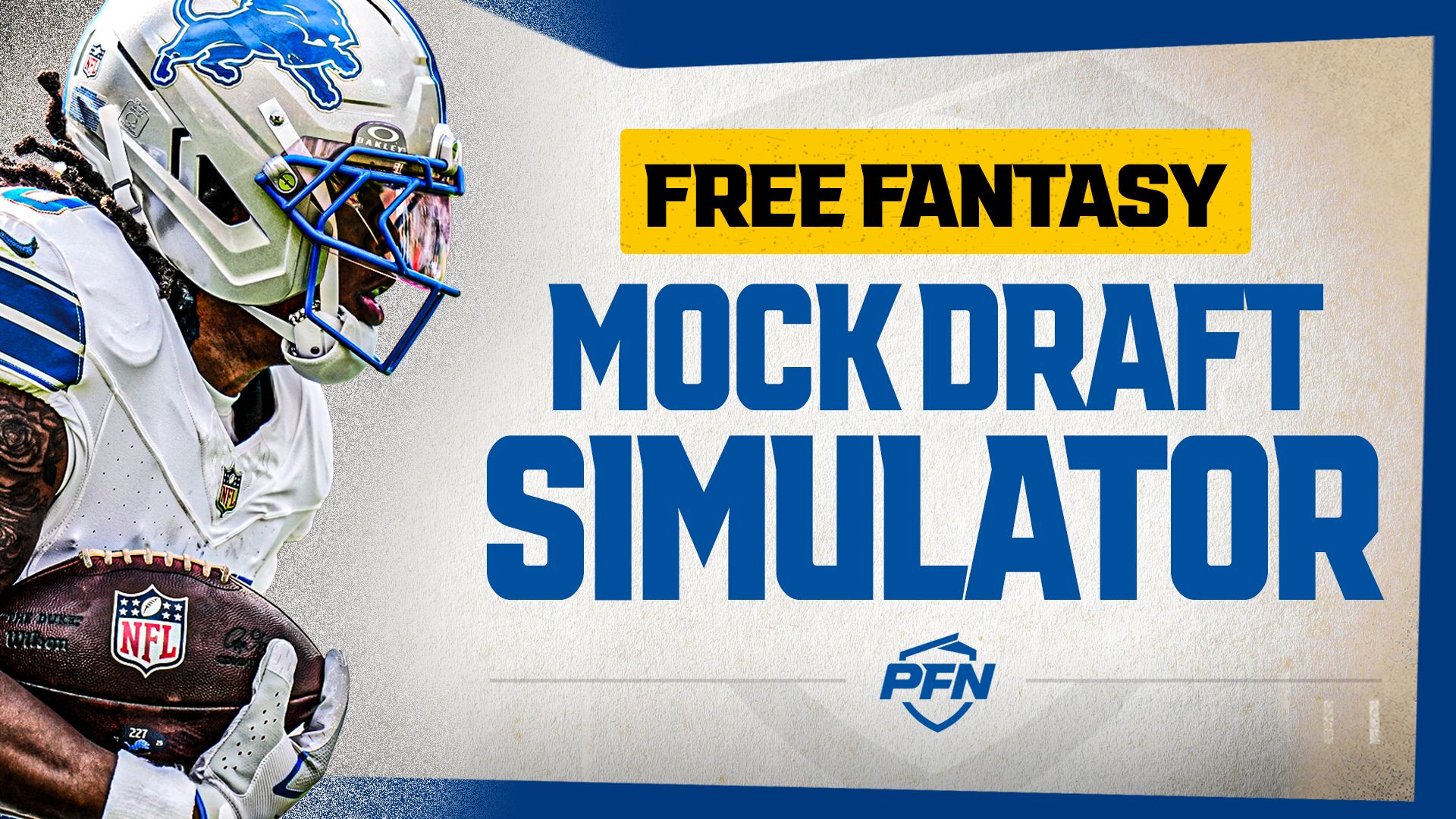 Free NFL Fantasy Football Mock Draft Simulator