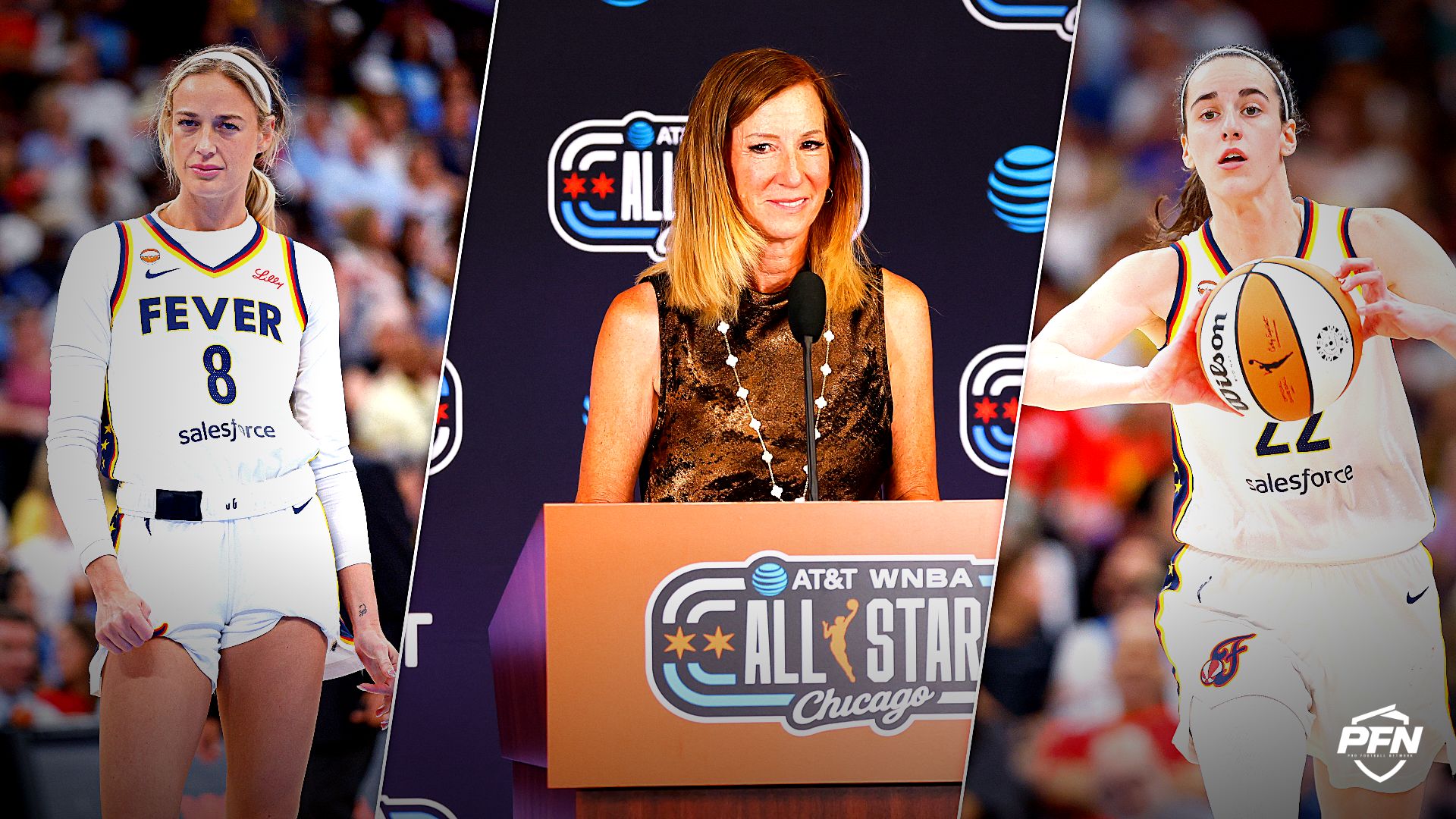 Cathy Engelbert faces fresh scrutiny as a U.S. congressman condemns alleged attacks involving Caitlin Clark and Sophie Cunningham.