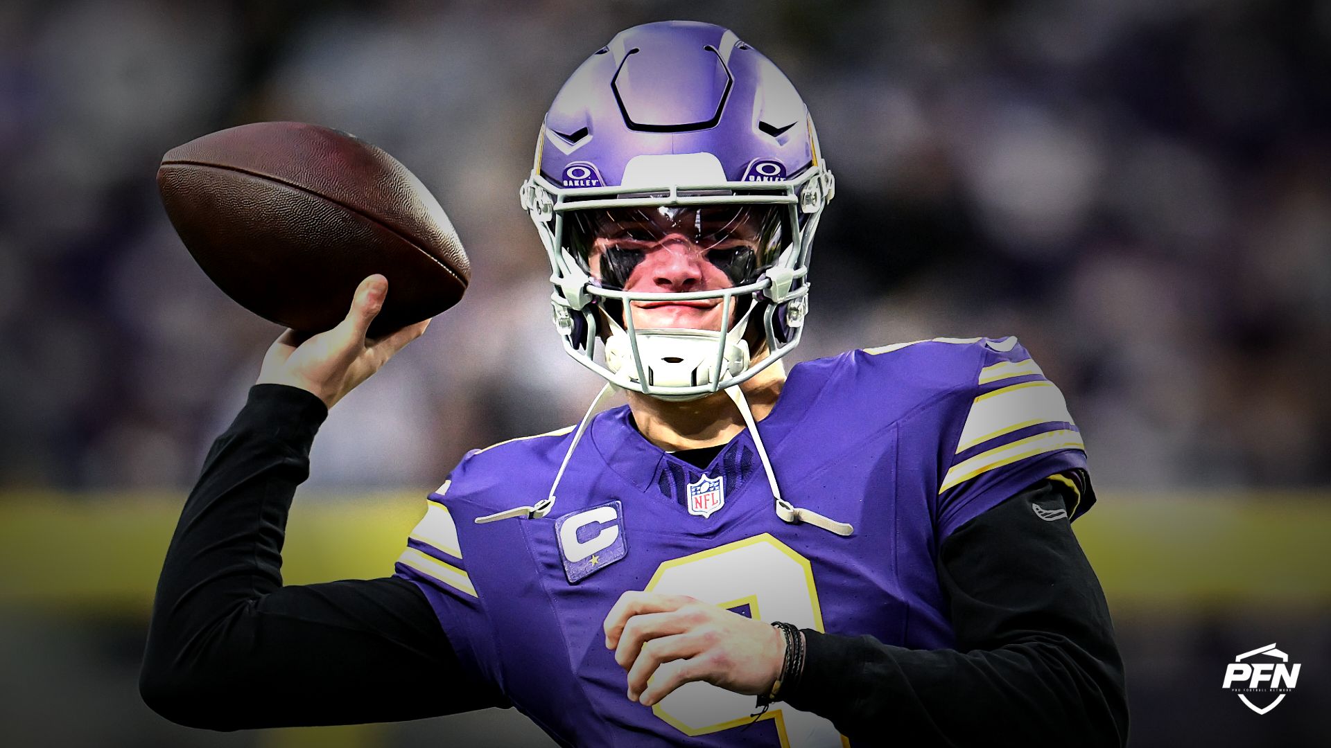Minnesota Vikings quarterback J.J. McCarthy.