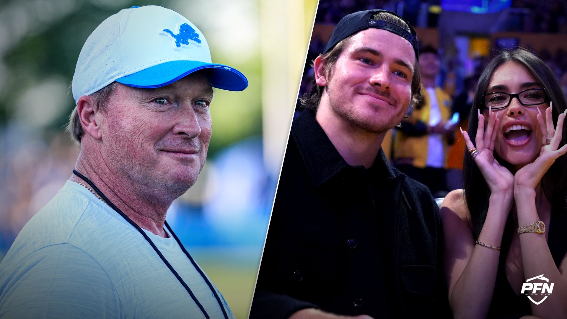 ‘There’s a Time and Place’ — Jon Gruden Subtly Takes Shot at Justin Herbert’s PDA With Madison Beer During Training Camp