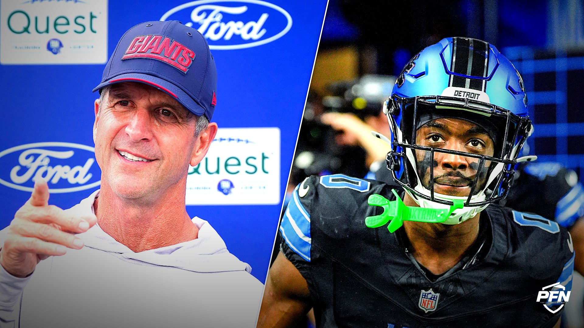 ‘This Seems Crazy’ — Giants Fans Divided as John Harbaugh Outlines ‘Aggressive’ Push For Ex-Lions CB Terrion Arnold