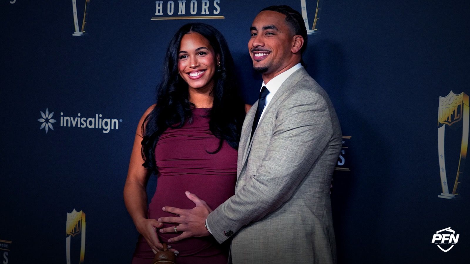 Jordan Love and wife Ronika Stone, Source: IMAGN IMAGES via Reuters Connect