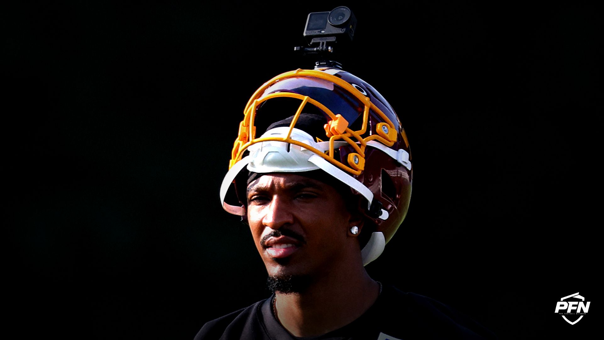 Washington Commanders quarterback Jayden Daniels.