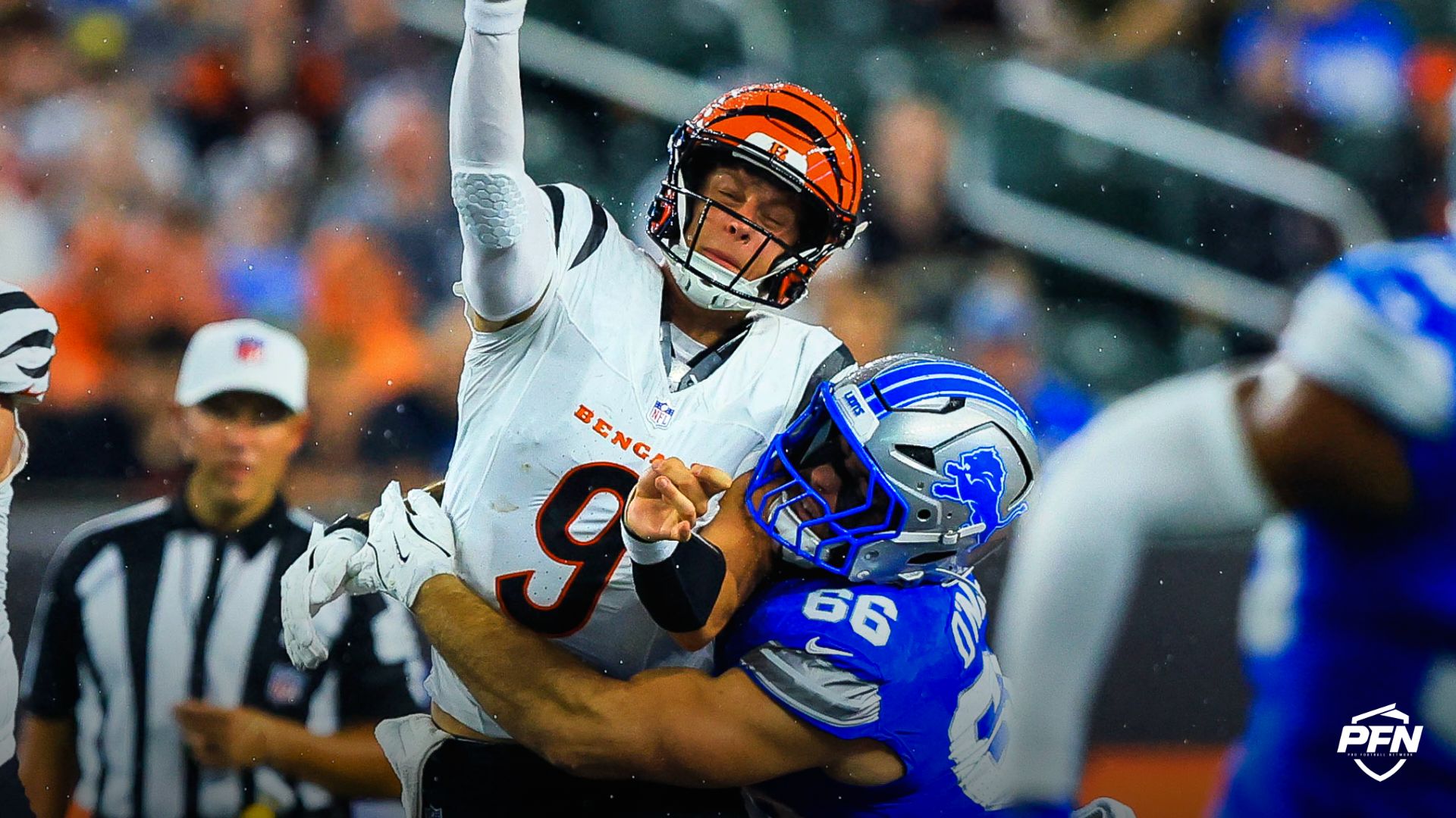 ‘I’m Worried’ — NFL Veteran Slams Bengals’ O-Line for Leaving Joe Burrow Exposed in Preseason Game vs. Lions