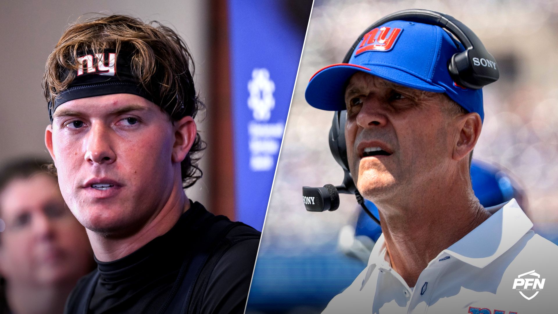 Giants HC John Harbaugh Makes Feelings Clear on Jaxson Dart Taking Scary Hit in Preseason Game vs. Vikings