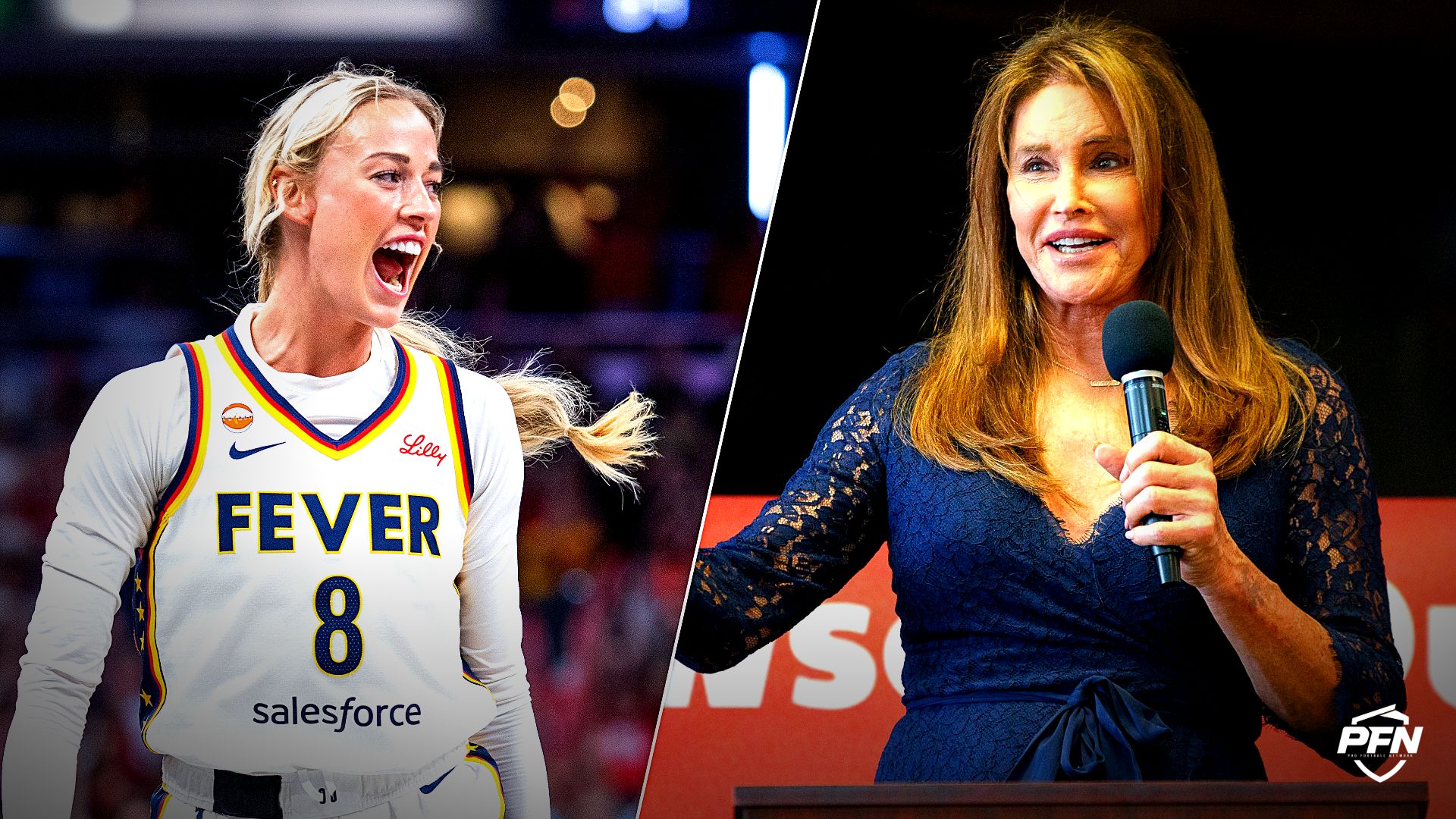 WNBA fans react to Caitlyn Jenner entering the transgender athlete debate, with some calling her comments ironic amid Sophie Cunningham’s saga.