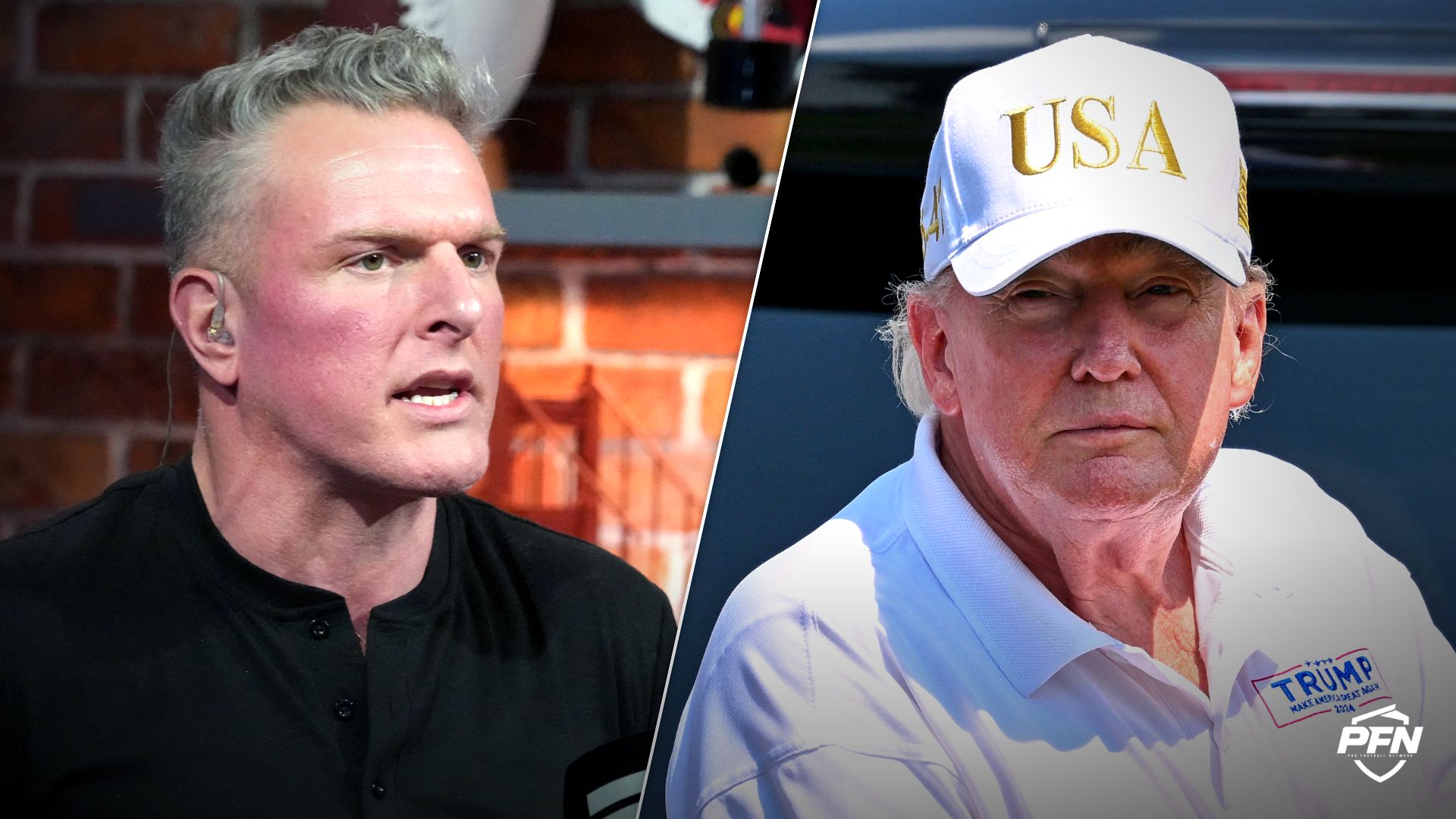 'Pat McAfee Wants To Be MAGA So Bad' -- Podcaster Goes on Explosive NSFW Rant About ESPN Star's Appearance With President Donald Trump