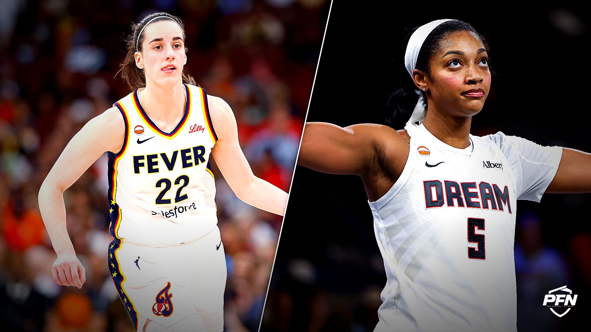 ‘Beautiful,’ ‘Stepback Assassin’ - WNBA Fans Hyped As Caitlin Clark Hits 3-Pointer Over Angel Reese in Fever-Dream Clash