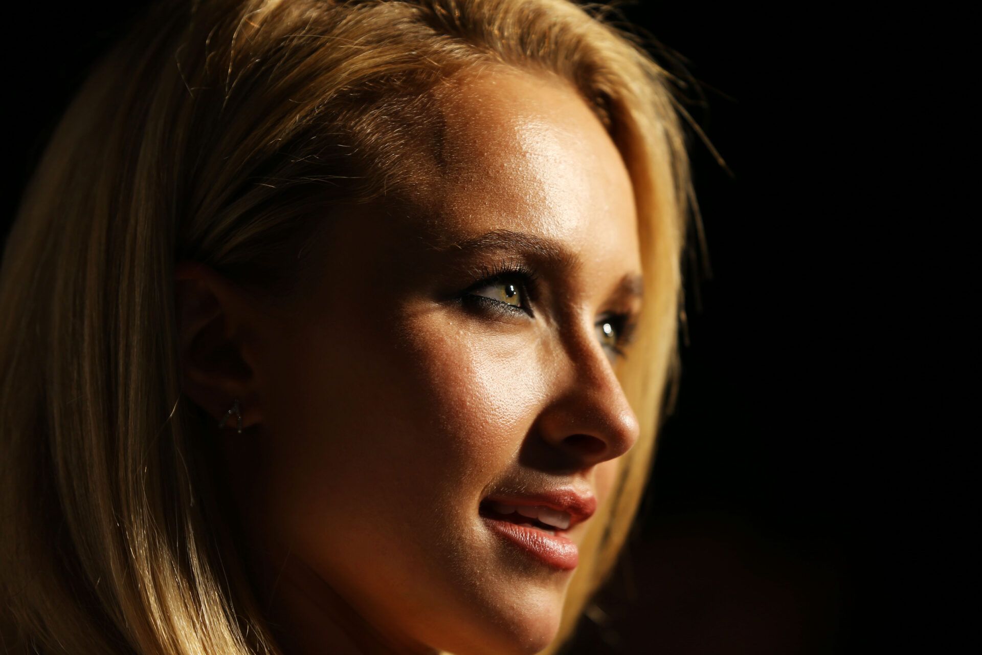 Feb. 2, 2013; New Orleans, LA, USA: Television actress Hayden Panettiere walks the red carpet prior to the GQ Party at the Elms Mansion leading up to Super Bowl XLVII.