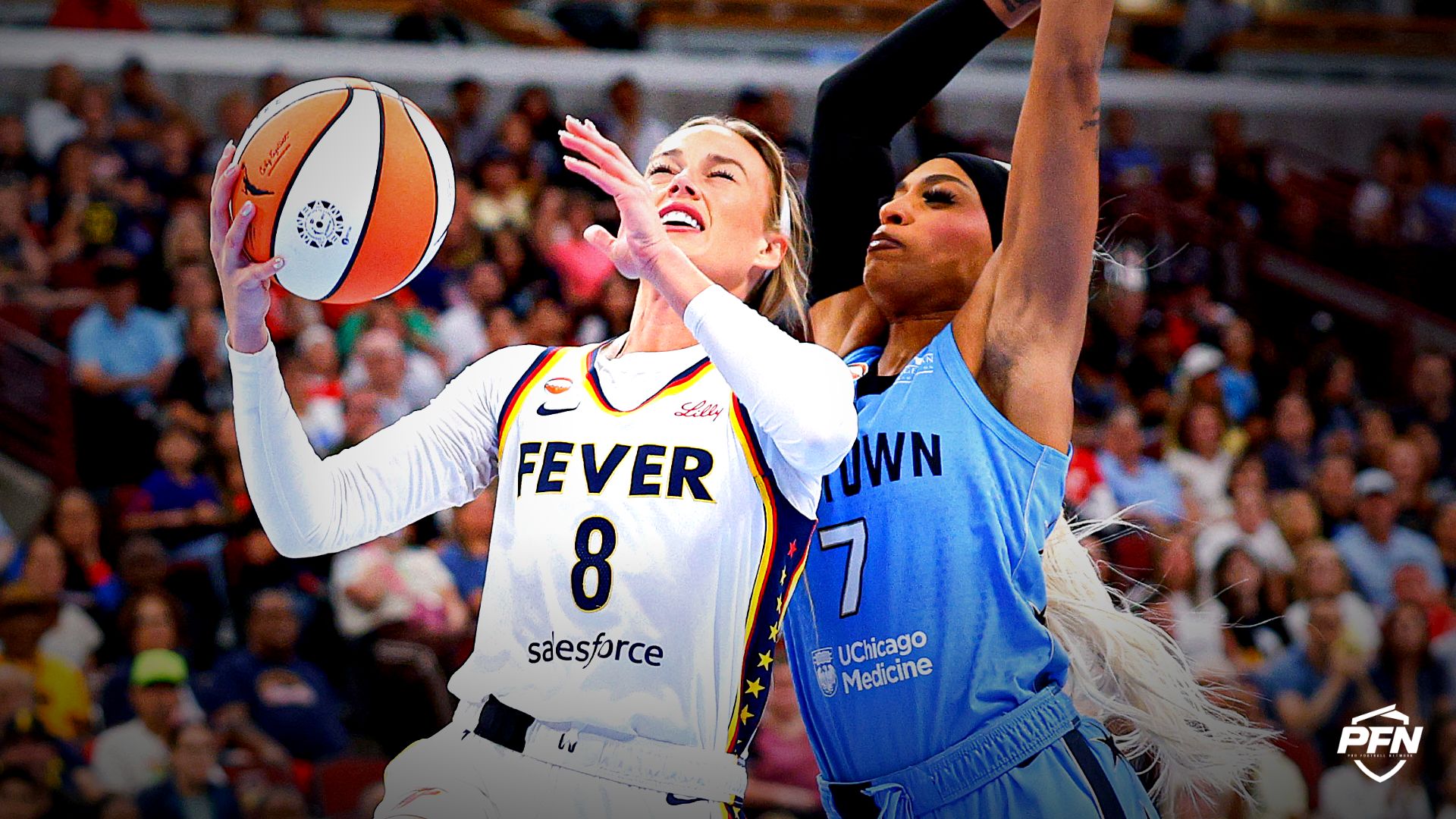 Jason Whitlock blasts DiJonai Carrington’s “White Privilege” argument as the WNBA debate involving Caitlin Clark and Sophie Cunningham continues.