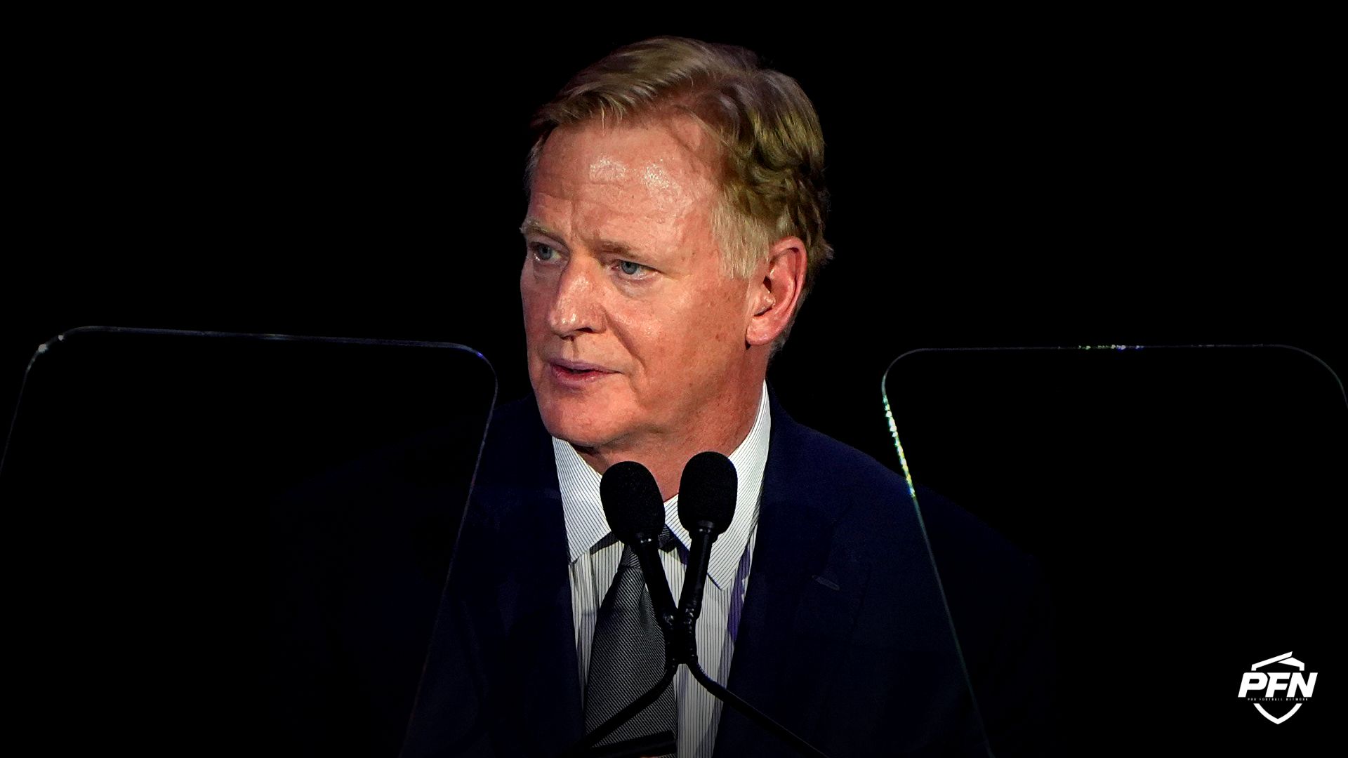 NFL Commissioner Roger Goodell.