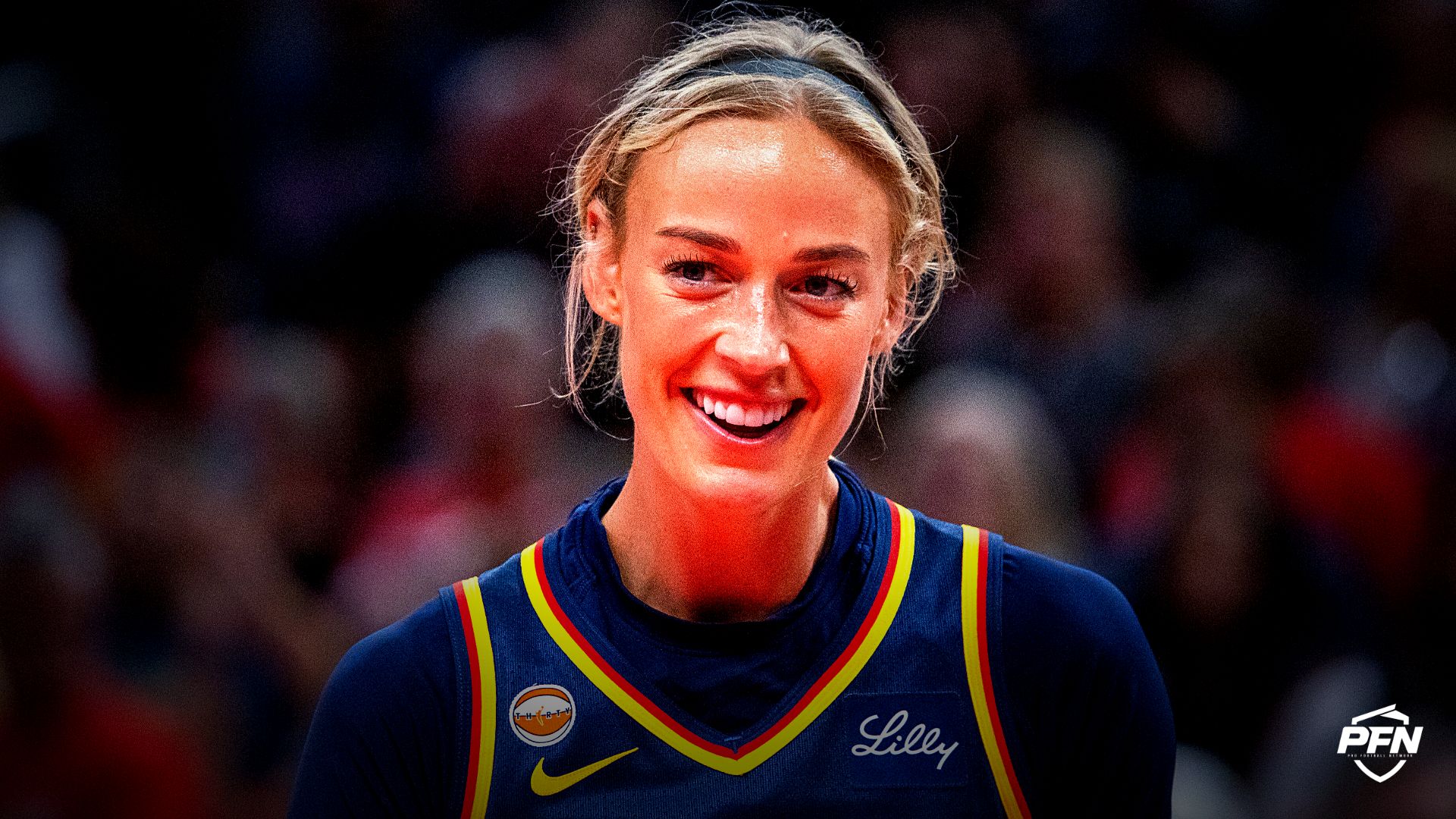WNBA fans are divided after Toronto unveils a mascot with she/they pronouns during Sophie Cunningham and Indiana’s visit.