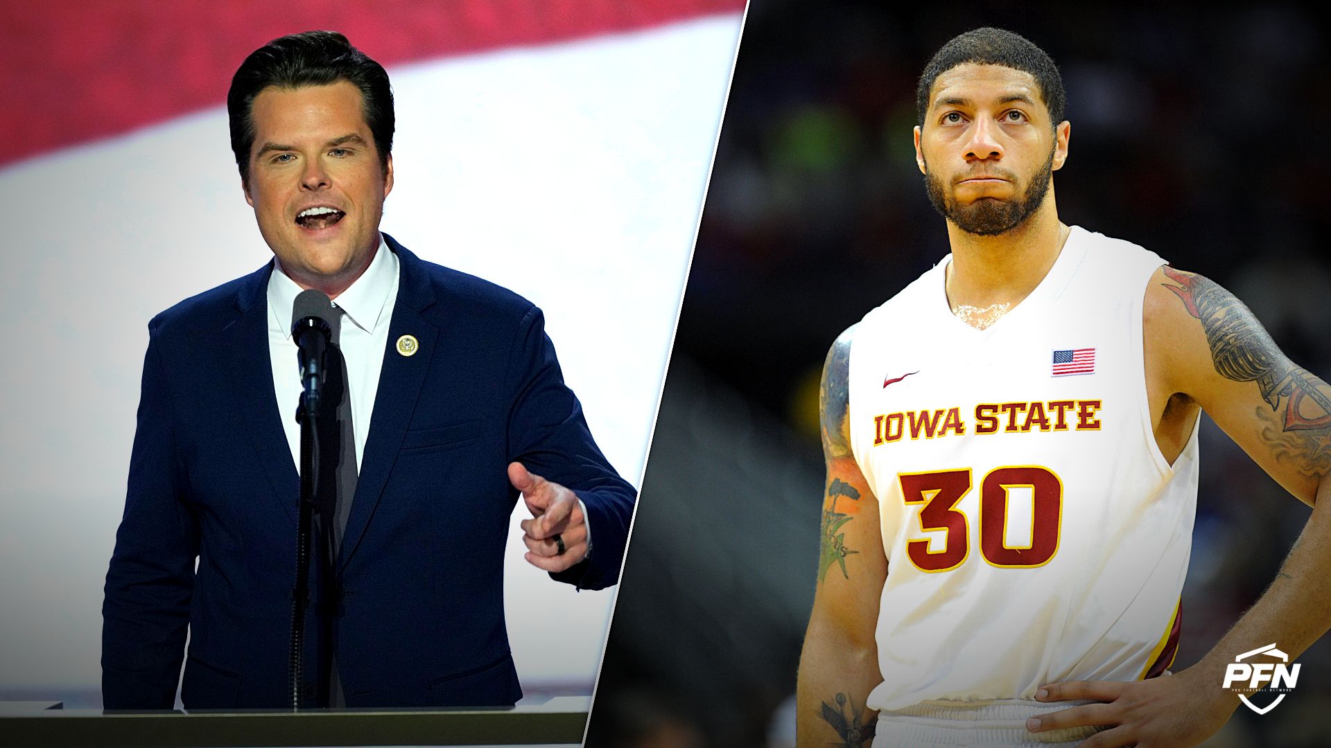 Former congressman Matt Gaetz supports Royce White’s WNBA Draft bid, prompting strong reactions across the basketball world.