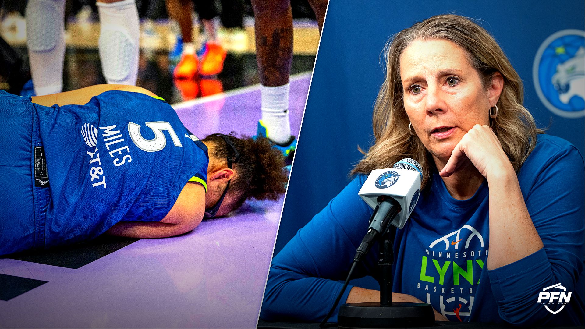 ‘I Don't Have Any Idea Where It's At' — Cheryl Reeve Still Waiting on Olivia Miles Injury Update After Lynx Sensation‘s Injury vs. Valkyries