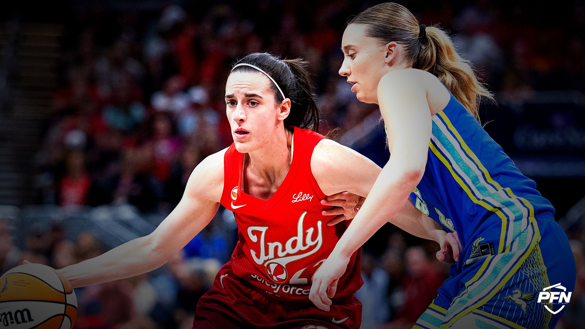 Caitlin Clark and Paige Bueckers’ heated exchange during Fever-Wings clash spark polarizing WNBA world reactions.