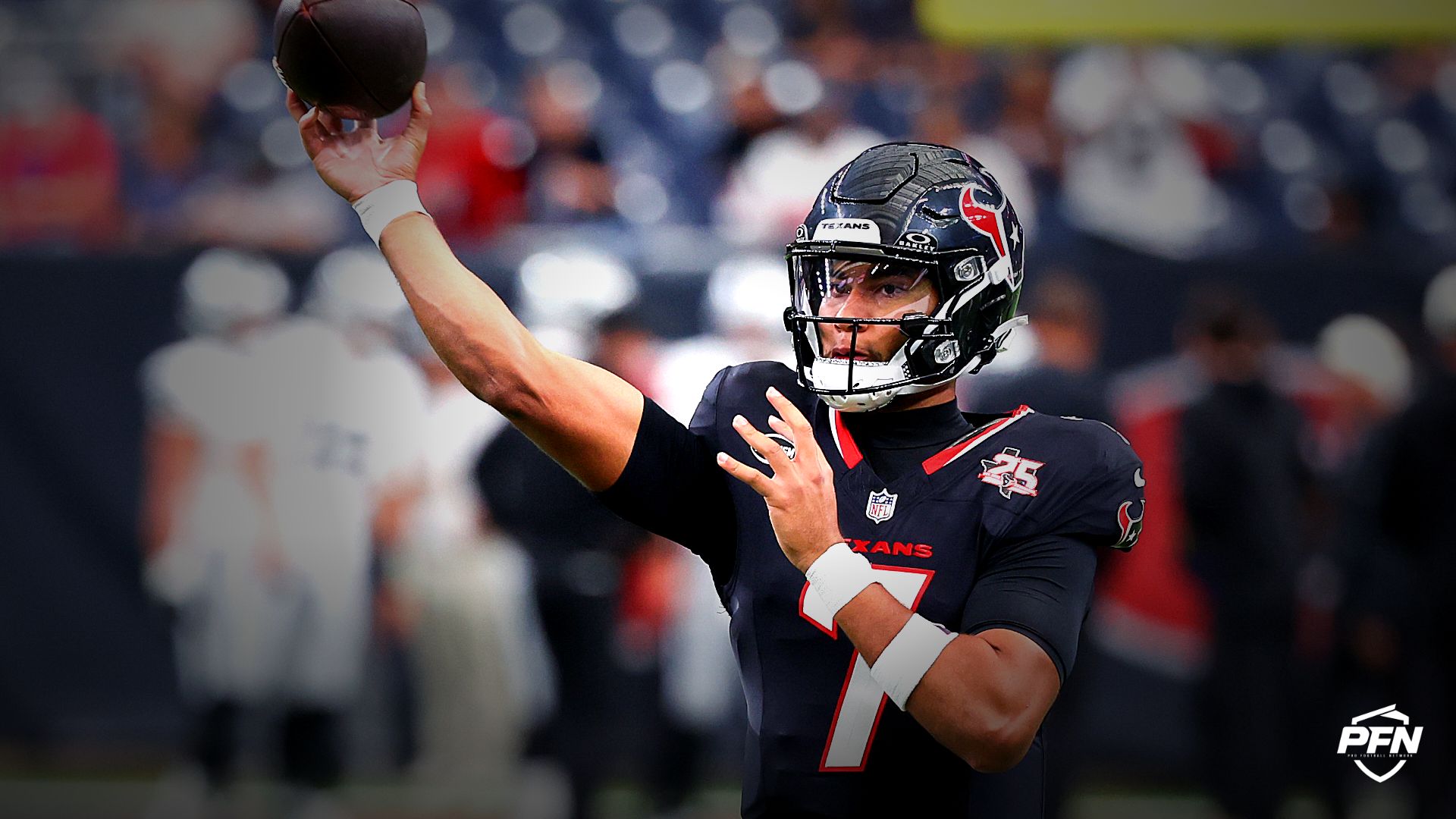 NFL World Cracks Jokes About C.J. Stroud’s Bizarre Warmup Before Texans-Raiders, But a Doctor Chimed In With an Explanation