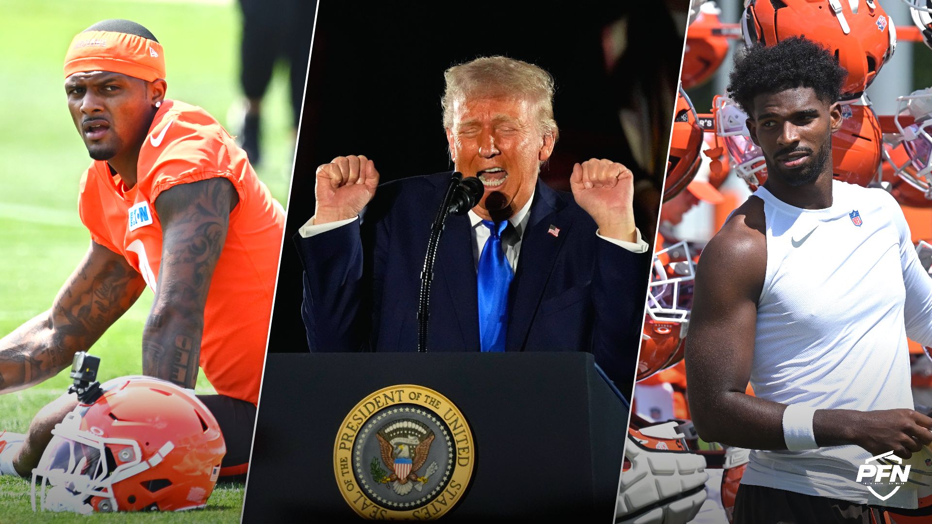 'We Don't Have a QB' — Shedeur Sanders Vs. Deshaun Watson Battle Catches Strays in Congressman's Shot at President Donald Trump