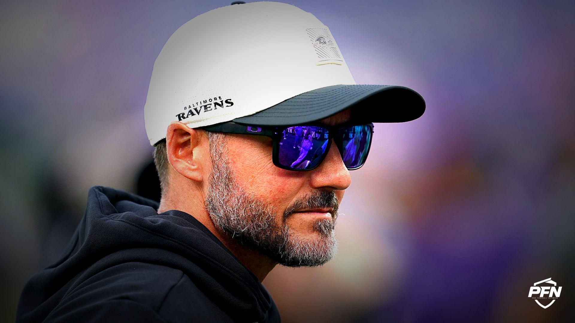 Baltimore Ravens head coach Jesse Minter.