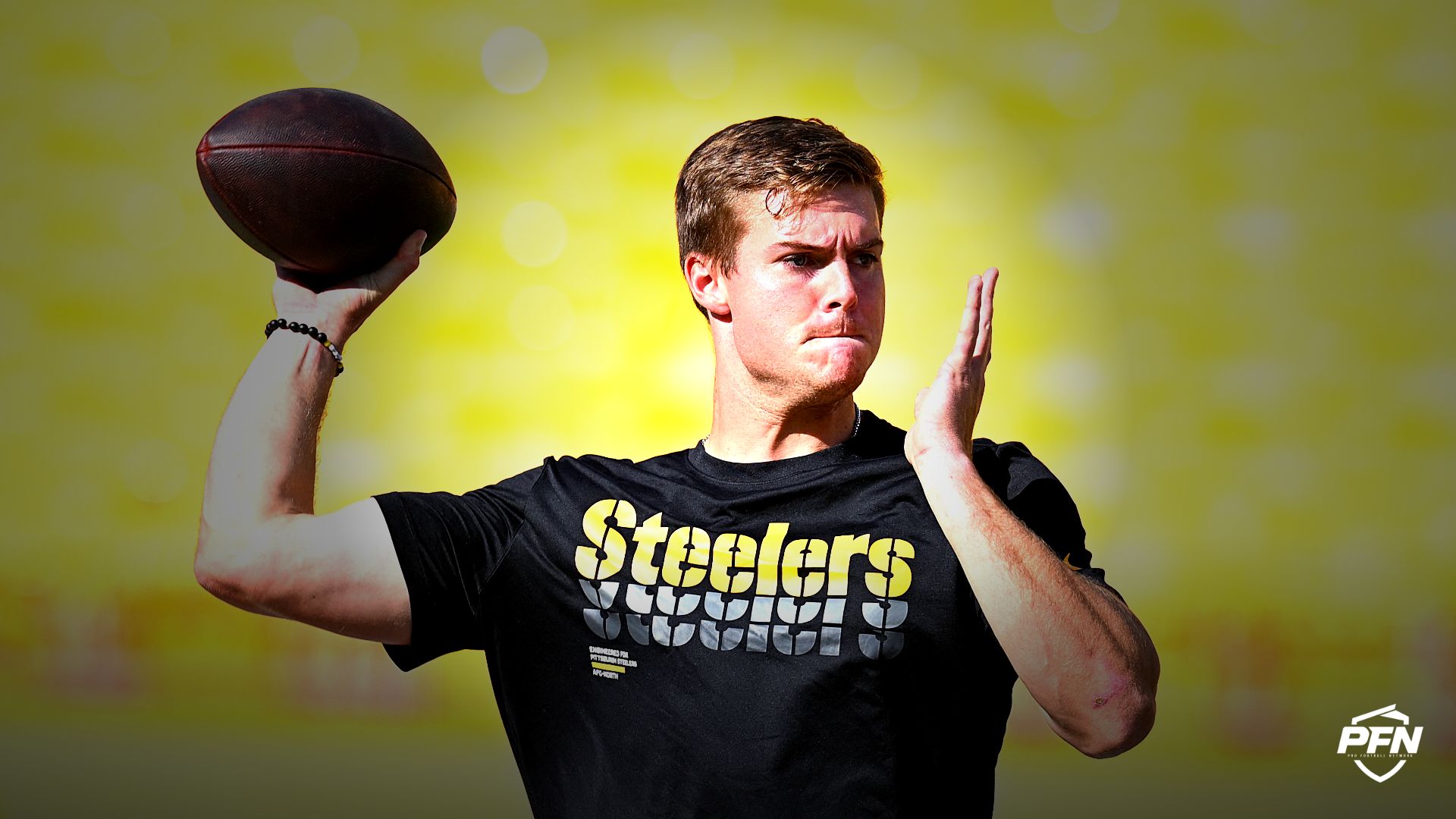 Pittsburgh Steelers quarterback Will Howard.