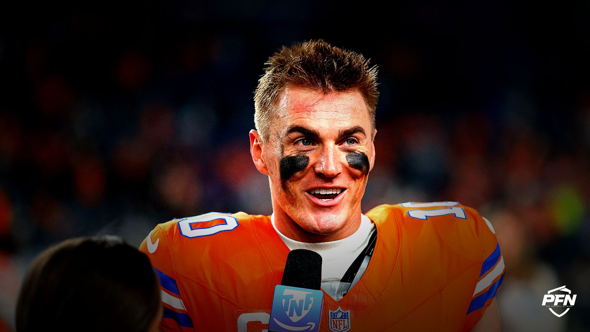 Denver Broncos quarterback Bo Nix.